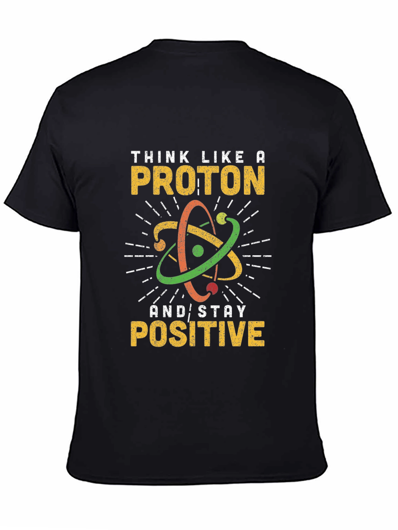 Think Like a Proton Black Graphic Tee