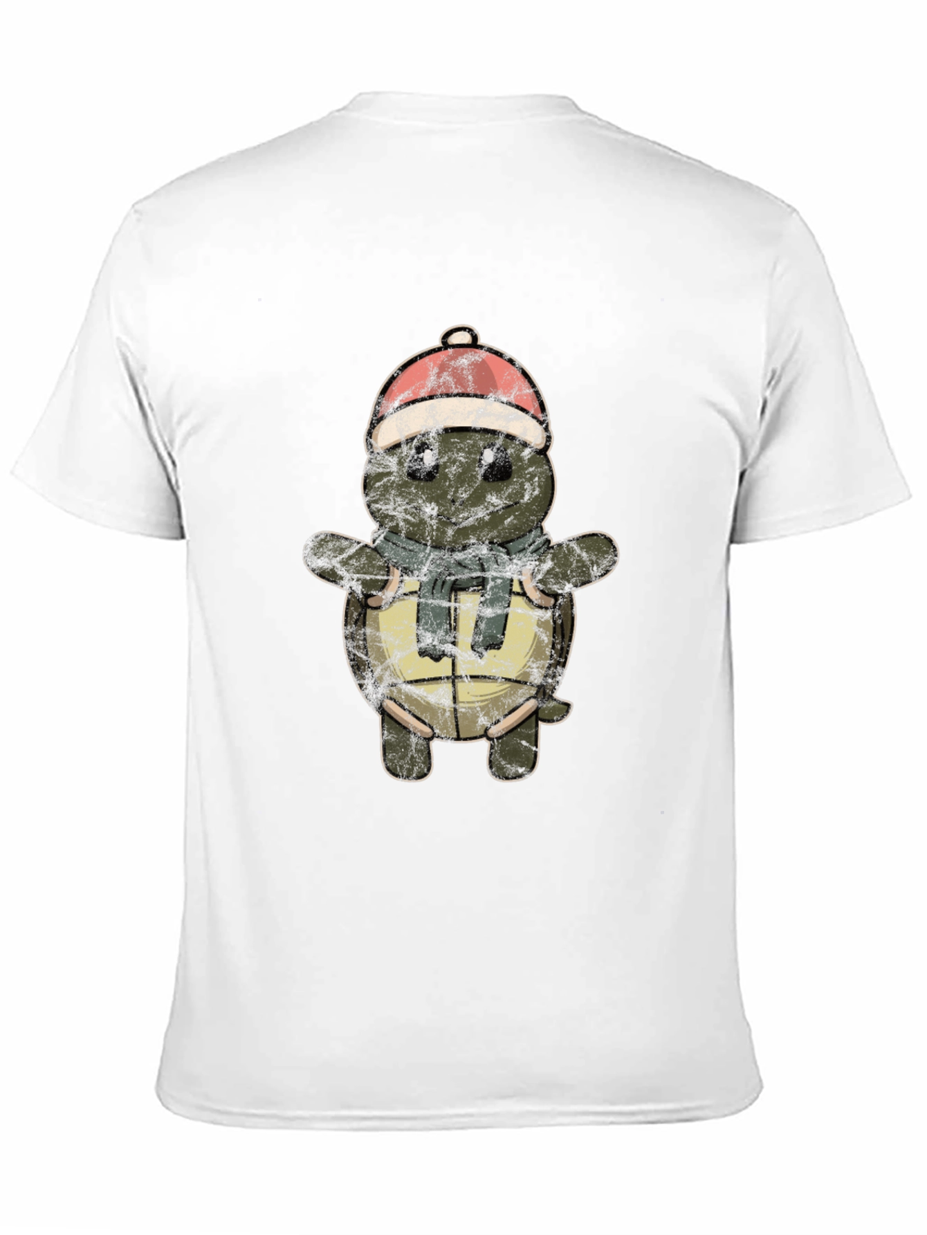 Winter Turtle Graphic T-Shirt