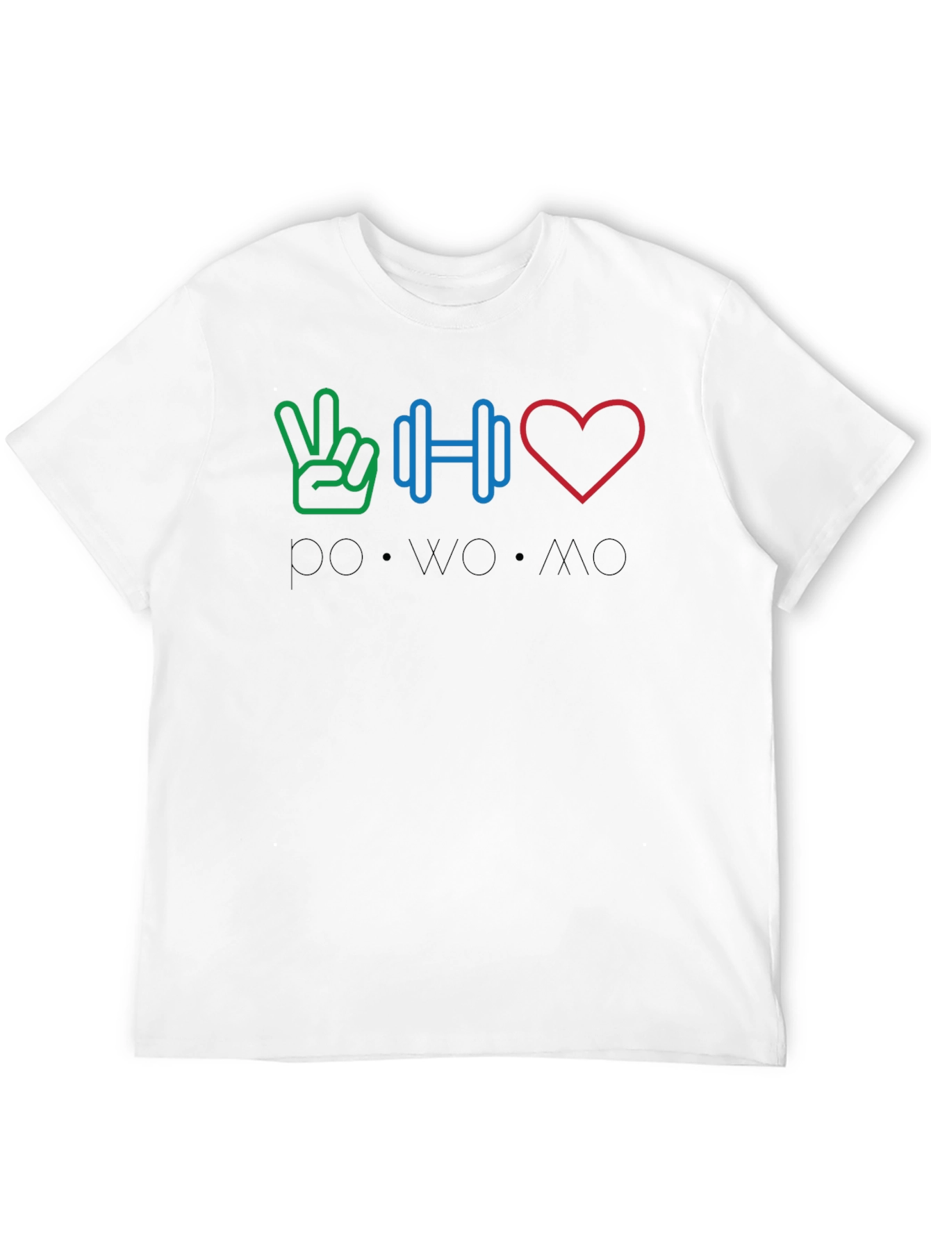 Peace Weights Love - POWOMO T-Shirt