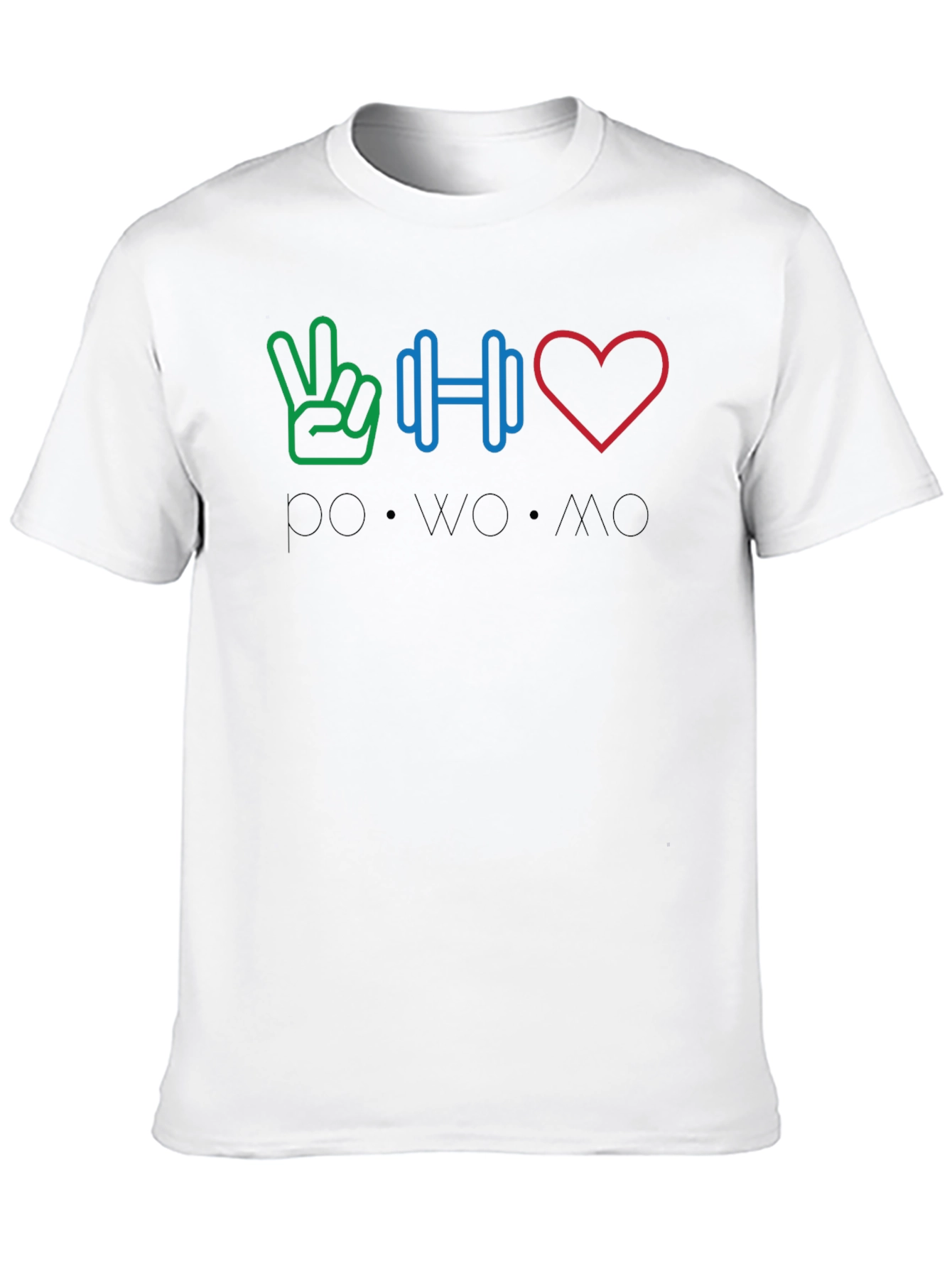 Peace Weights Love - POWOMO T-Shirt