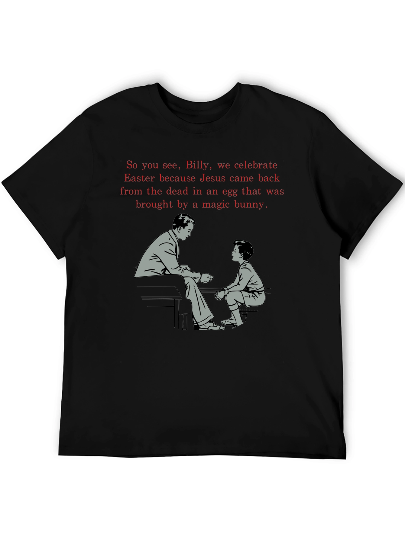 Funny Easter T-Shirt - Jesus in an Egg