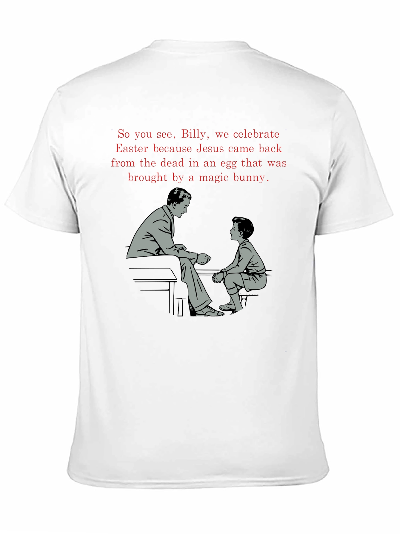 Funny Easter T-Shirt - Jesus in an Egg