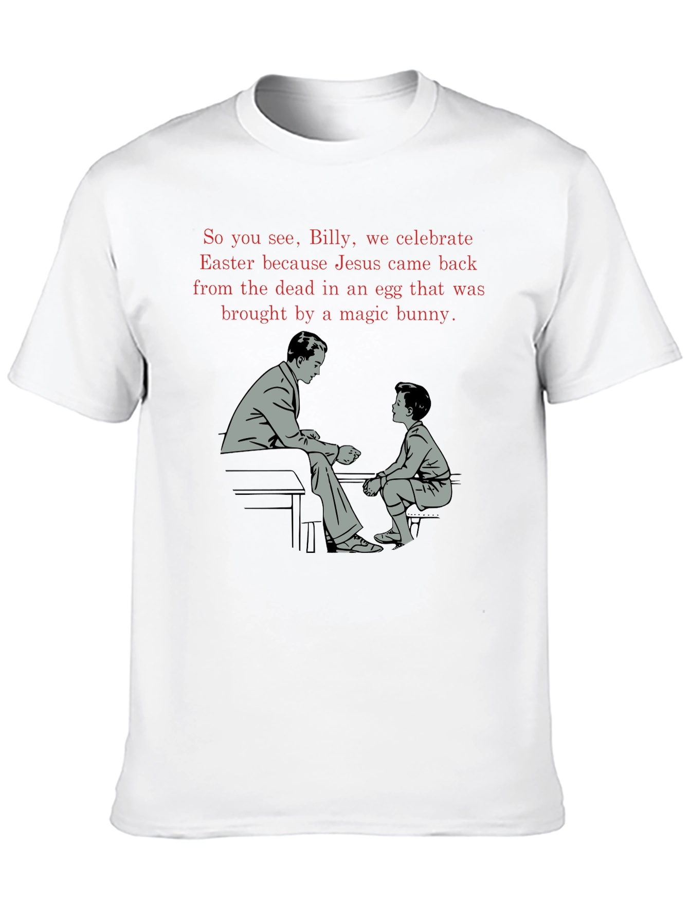 Funny Easter T-Shirt - Jesus in an Egg