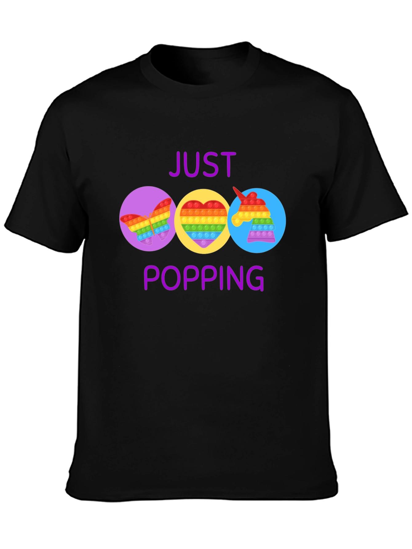 Just Popping Pop It Graphic T-Shirt