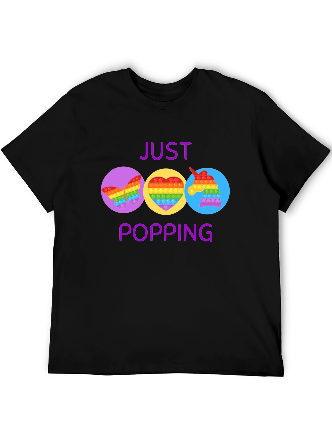 Just Popping Pop It Graphic T-Shirt