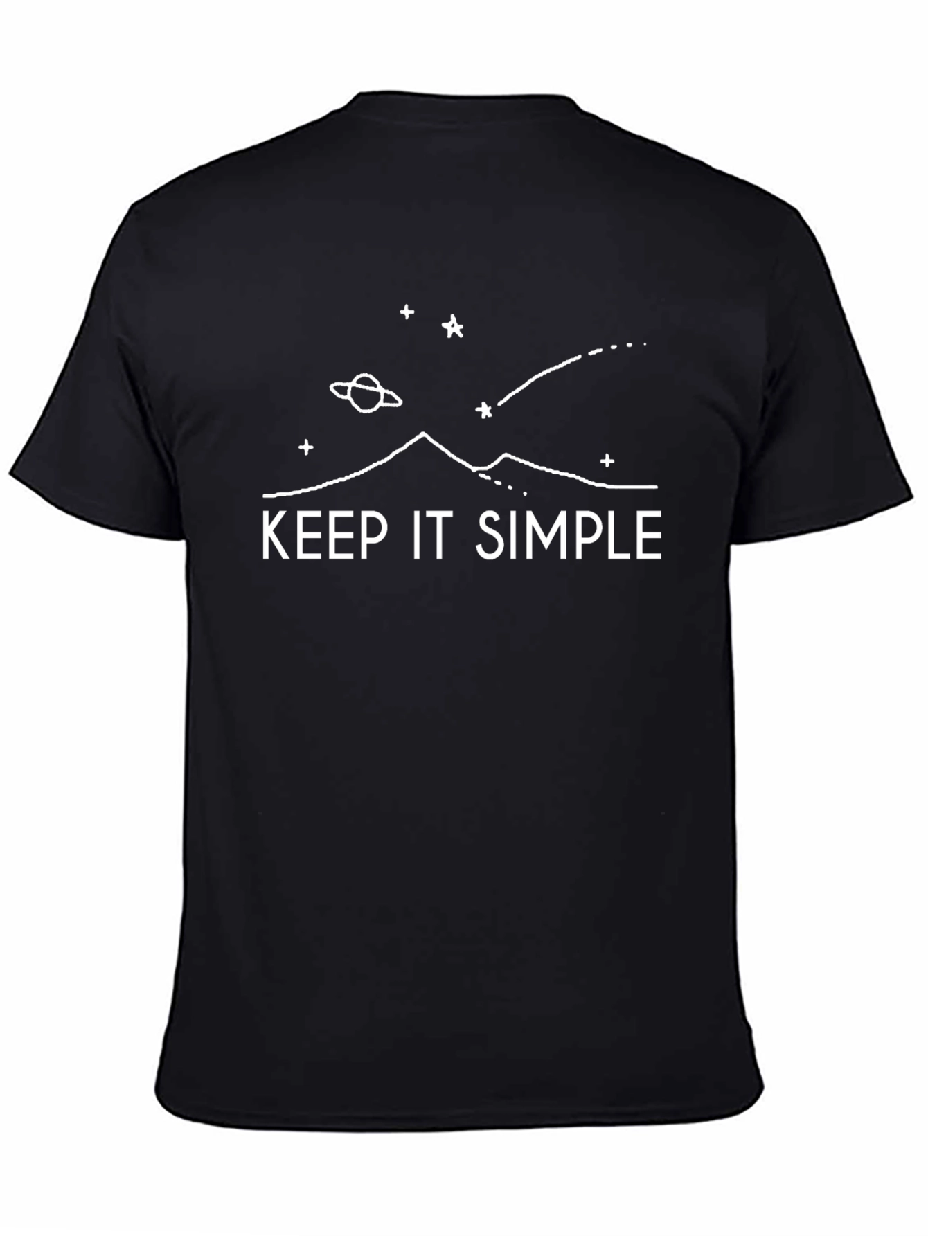 Keep It Simple Graphic Tee - Stylish Comfort