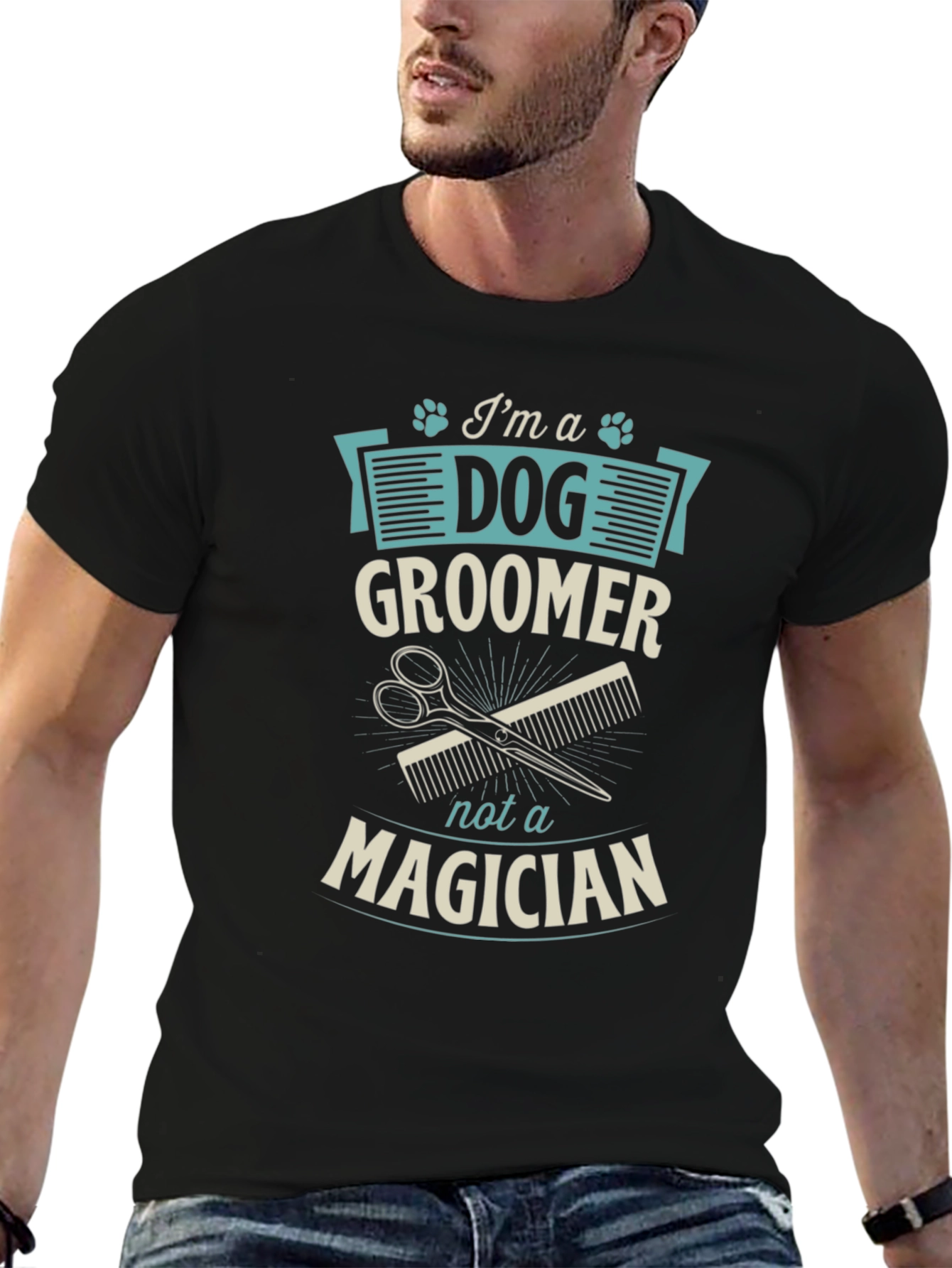 Dog Groomer T-Shirt - Funny Pet Grooming Apparel