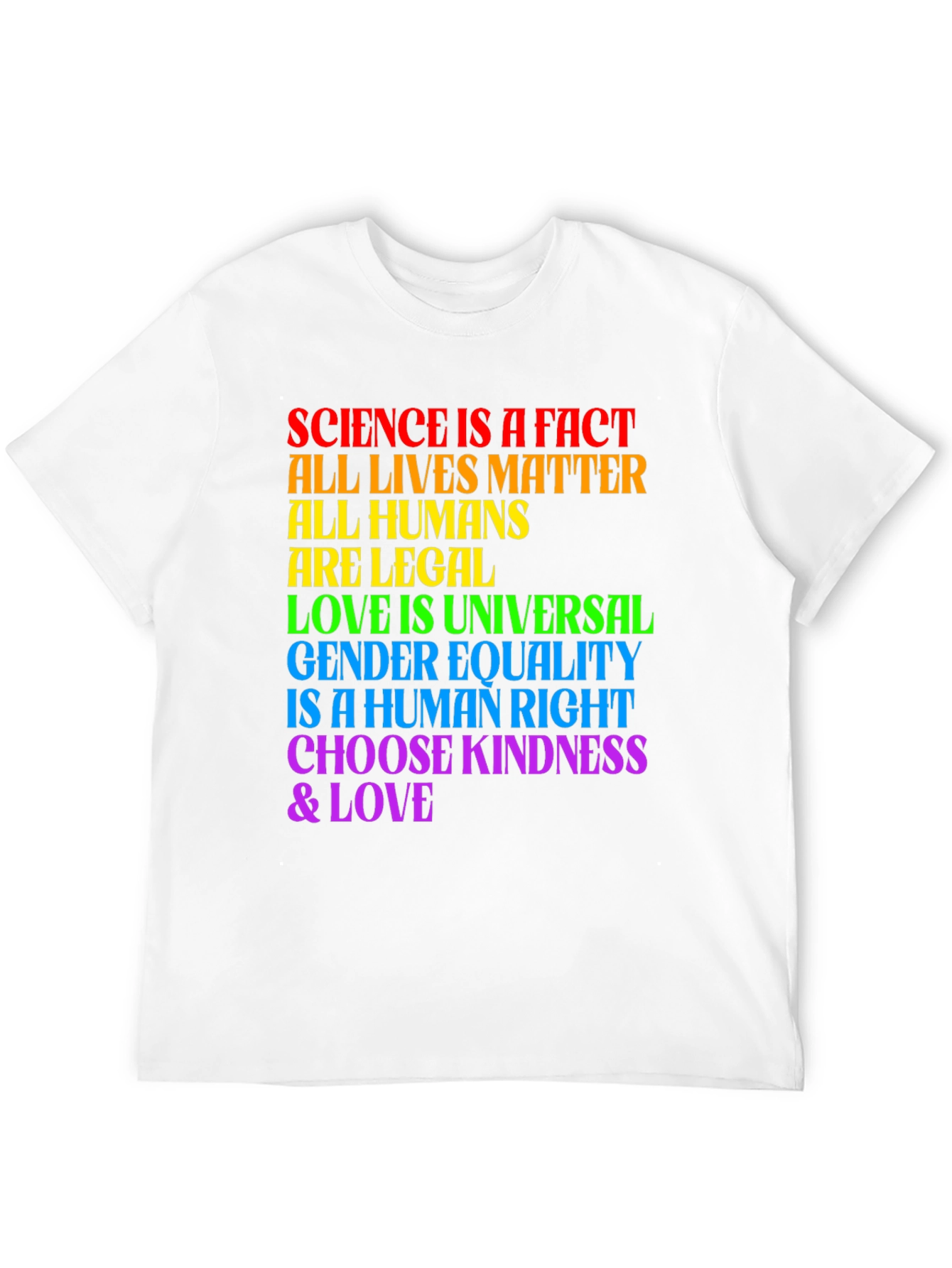 Inclusivity T-Shirt: Science Love Equality
