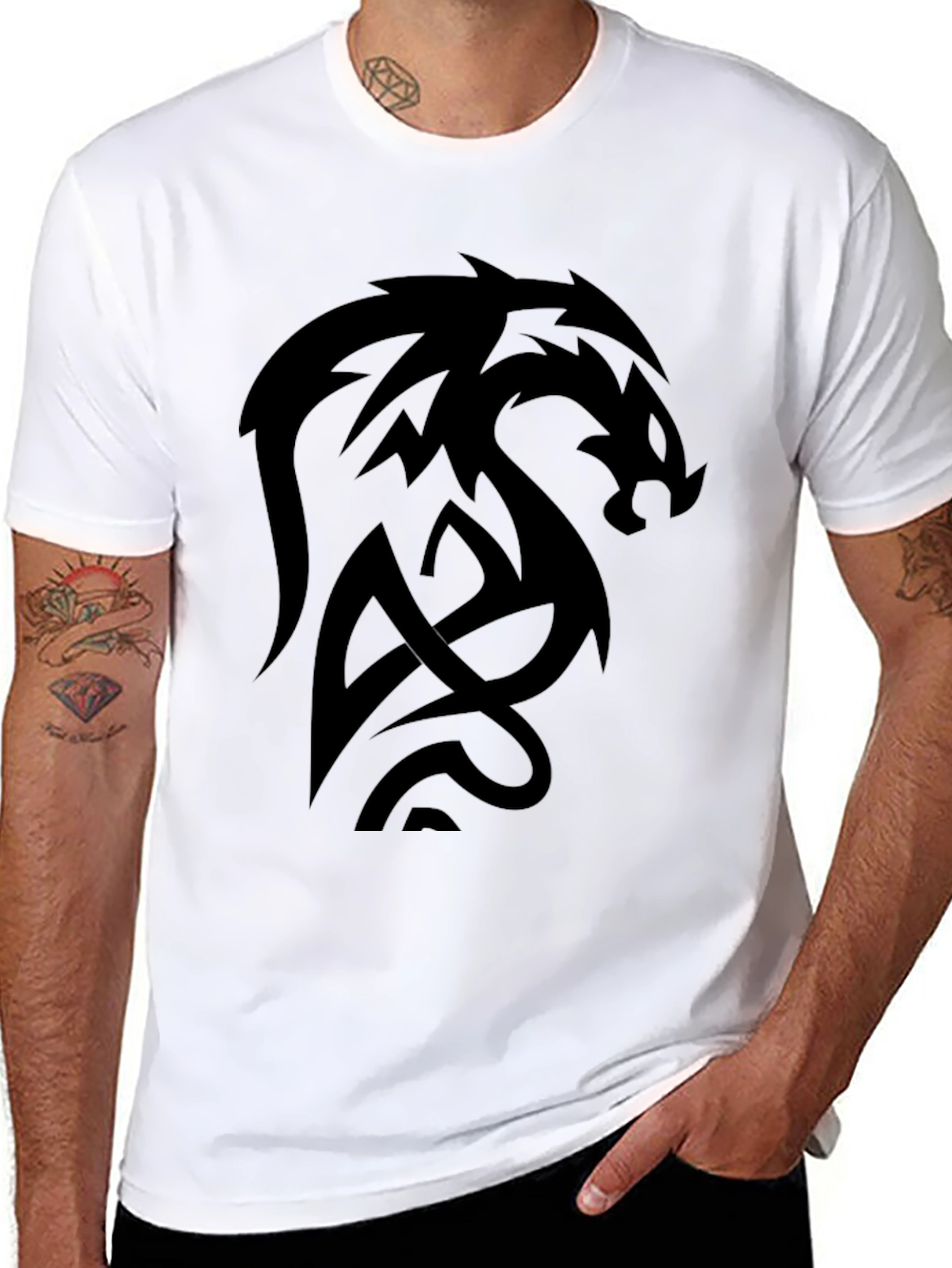 Dragon Graphic Black T-Shirt