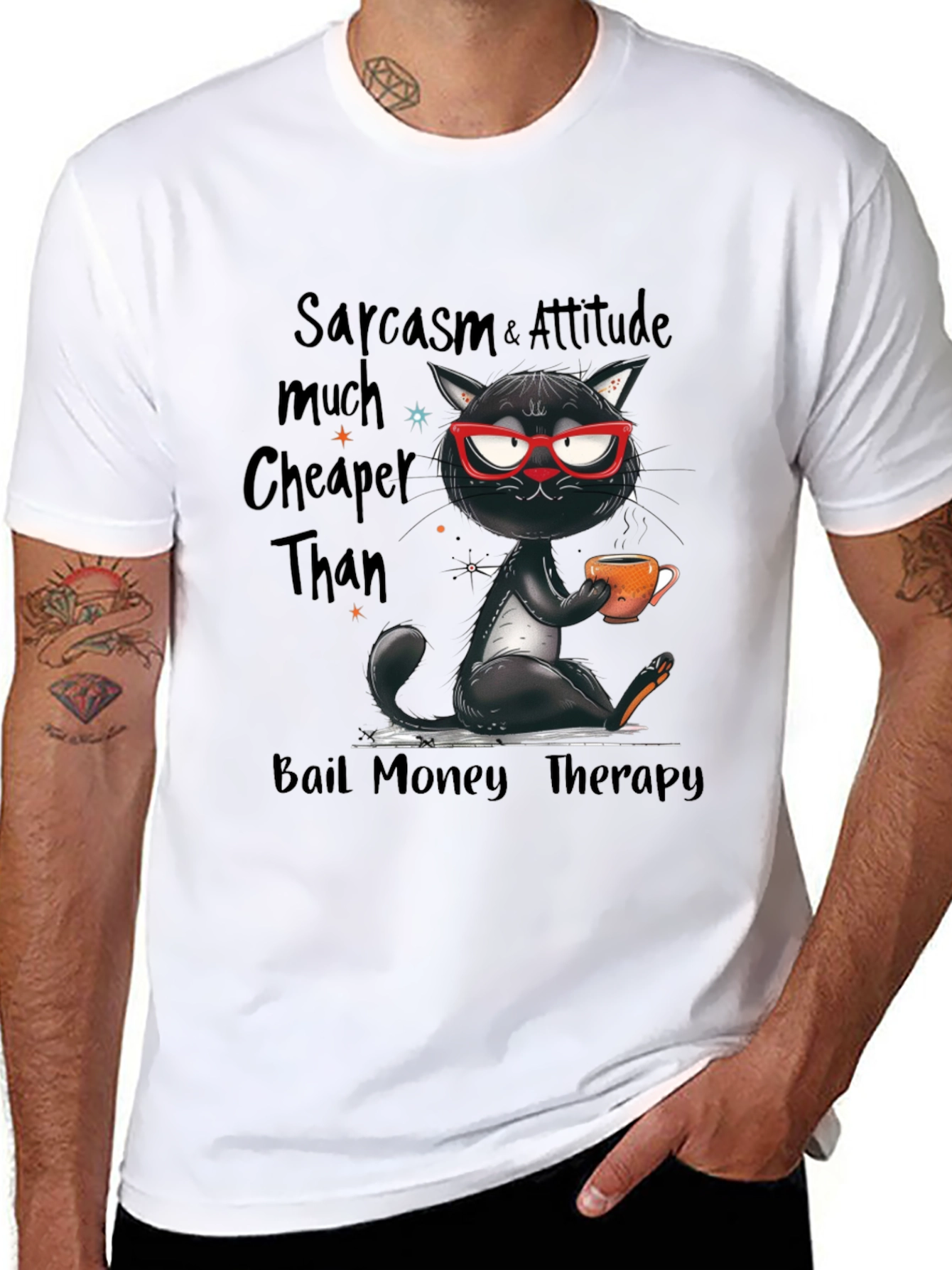 Sarcasm & Attitude Cat T-Shirt
