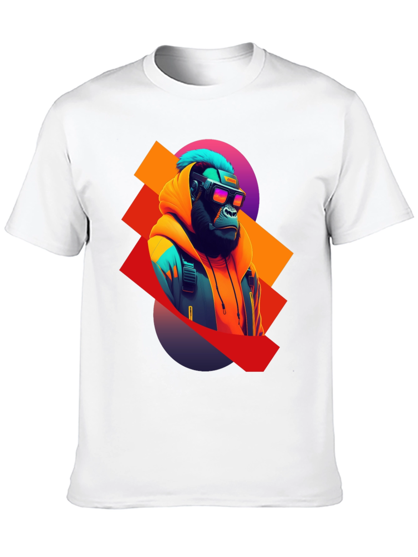 Cyberpunk Gorilla T-Shirt - Unique Graphic Tee