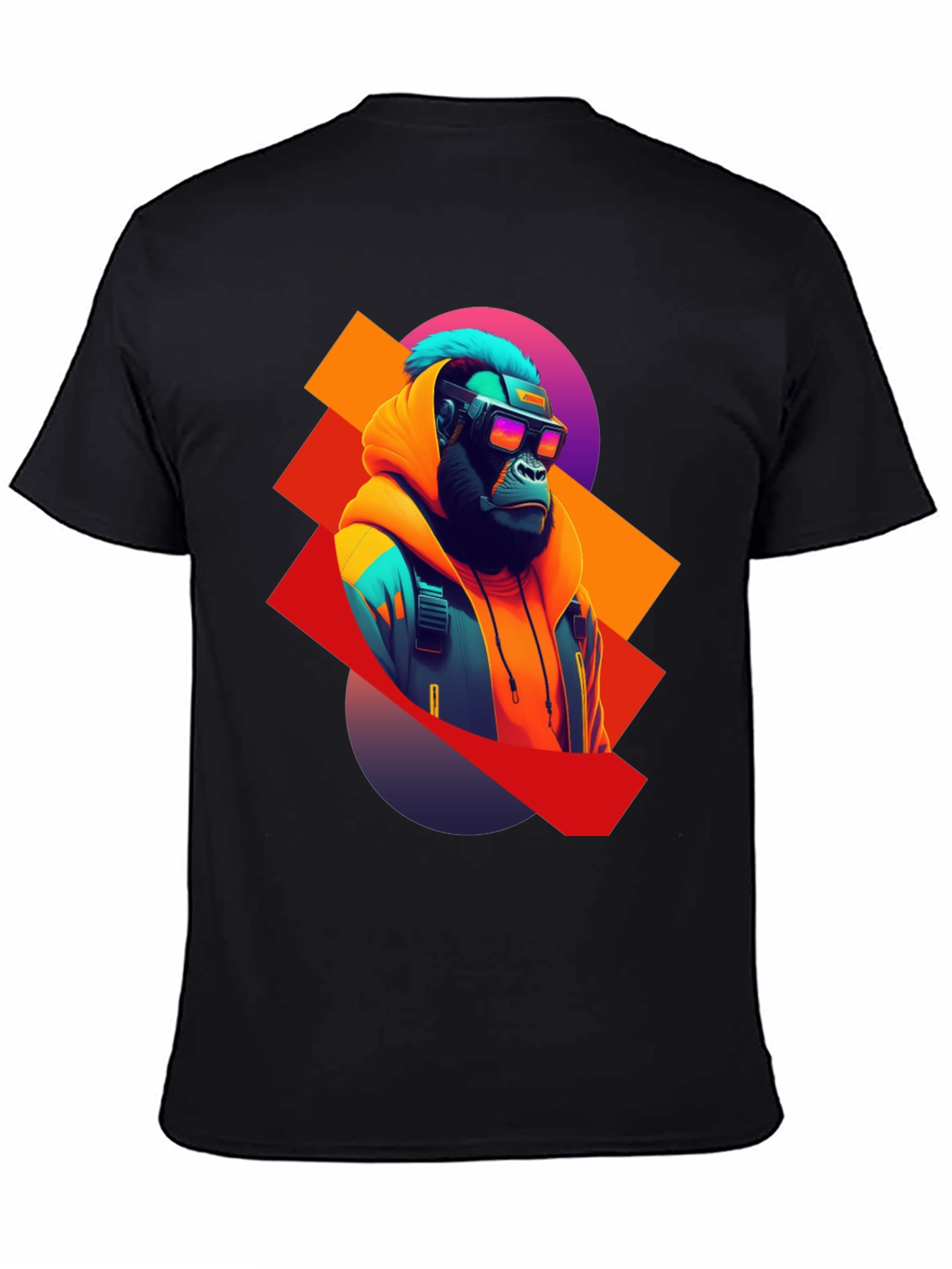 Cyberpunk Gorilla T-Shirt - Unique Graphic Tee