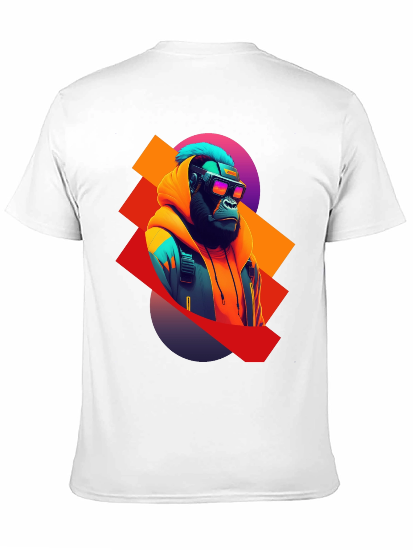Cyberpunk Gorilla T-Shirt - Unique Graphic Tee