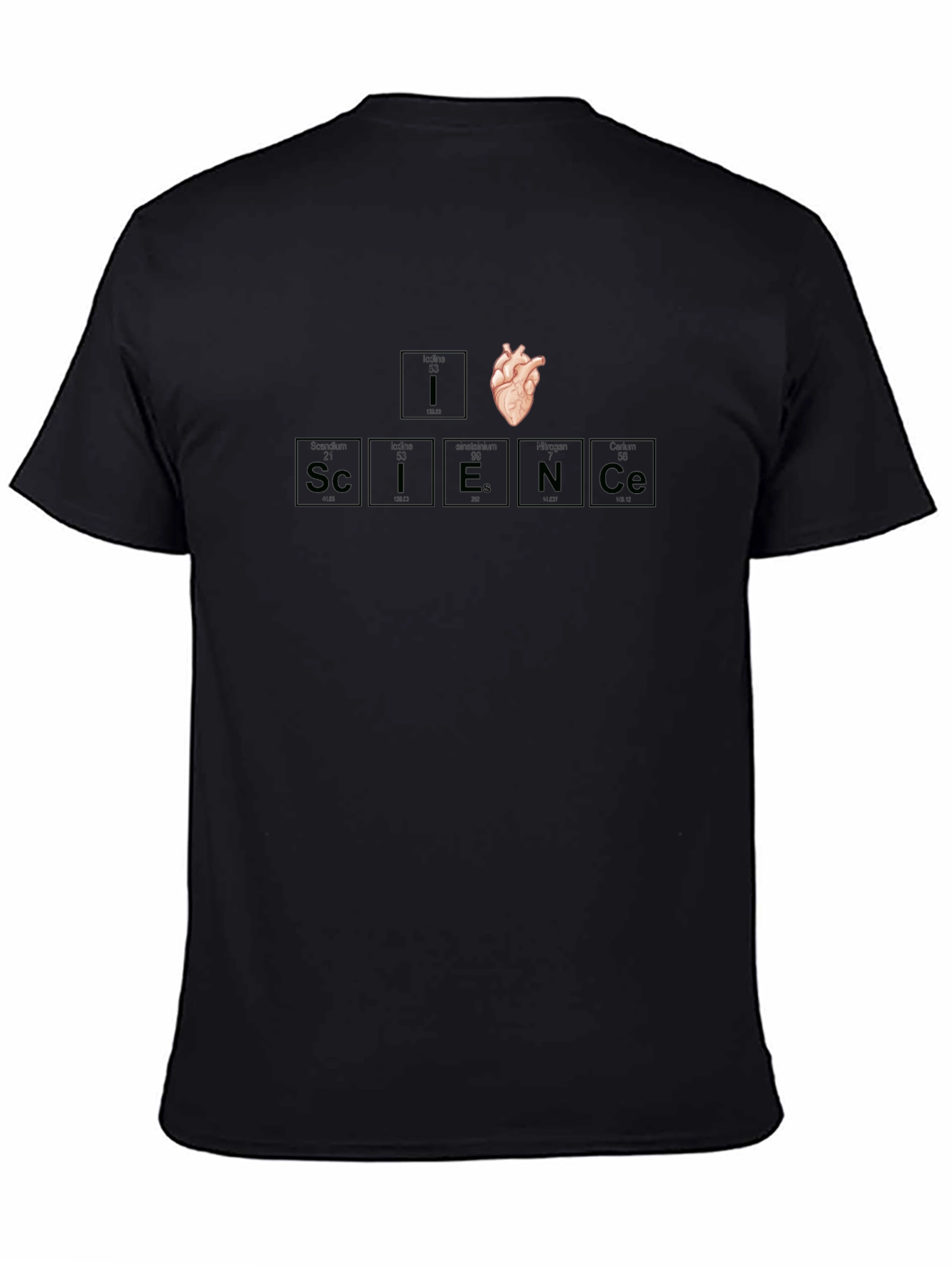I Heart Science T-Shirt Periodic Table Elements