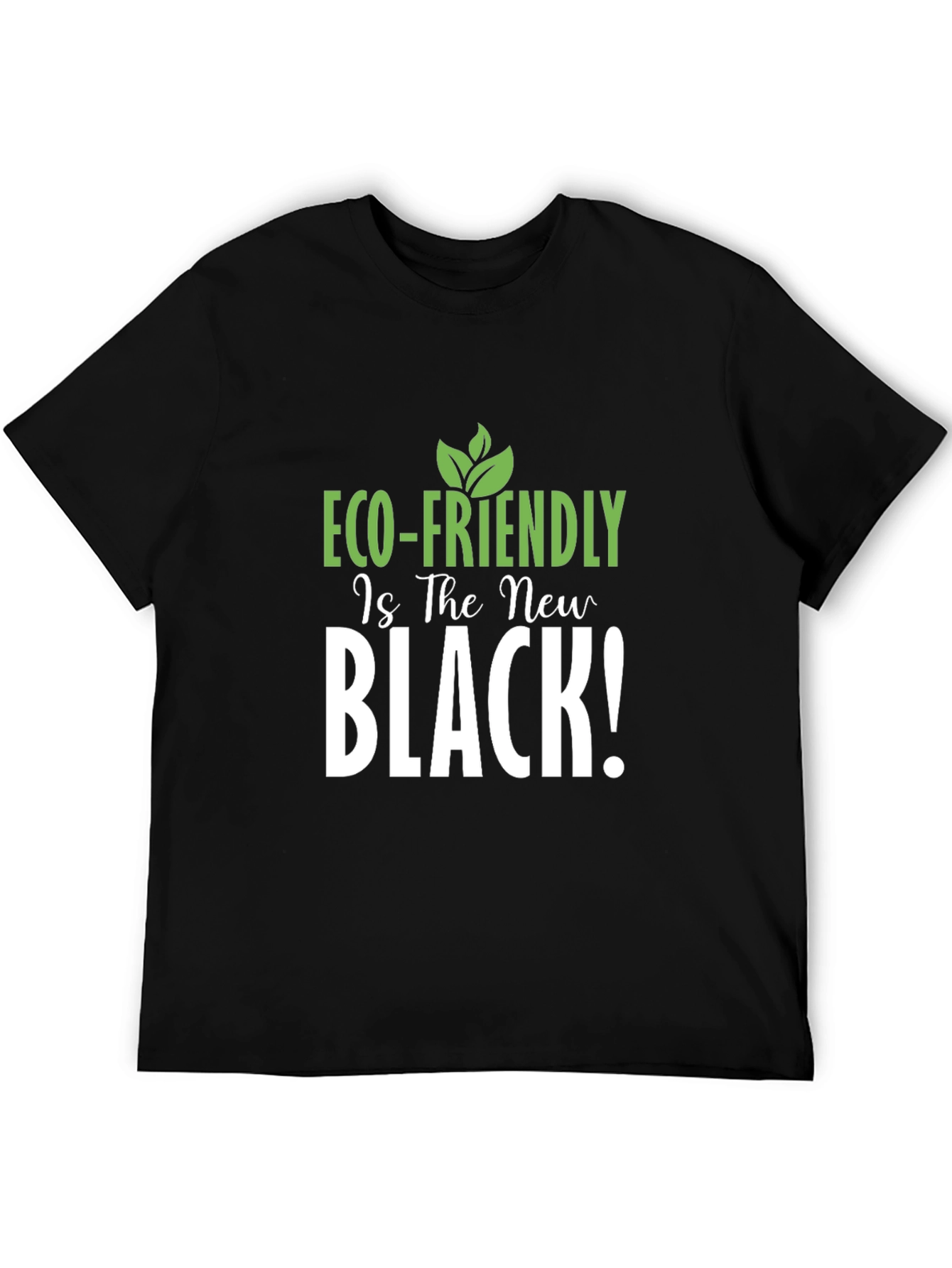 Eco-Friendly New Black T-Shirt