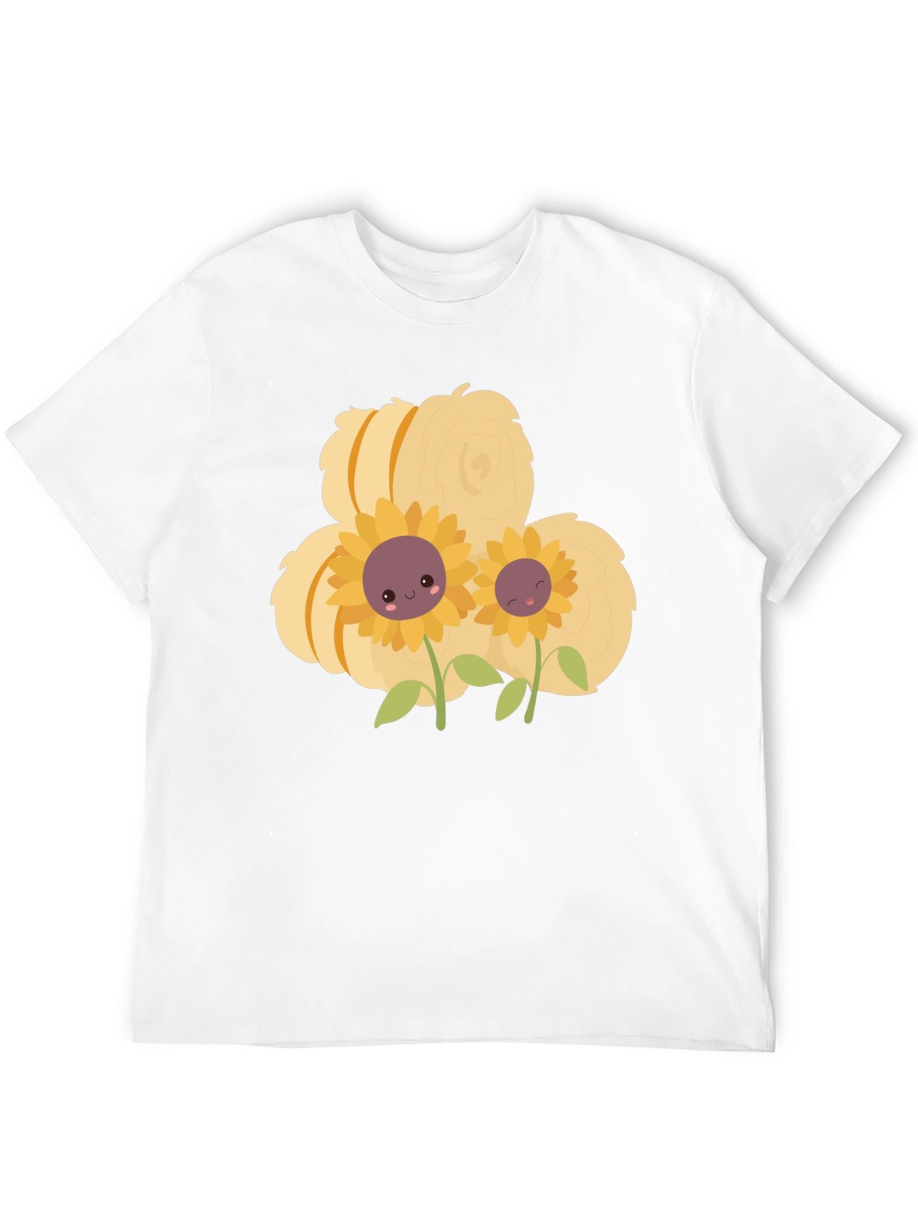 Cute Cartoon Sunflower T-Shirt