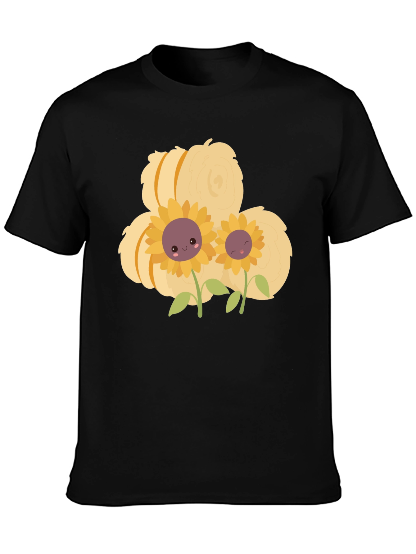 Cute Cartoon Sunflower T-Shirt