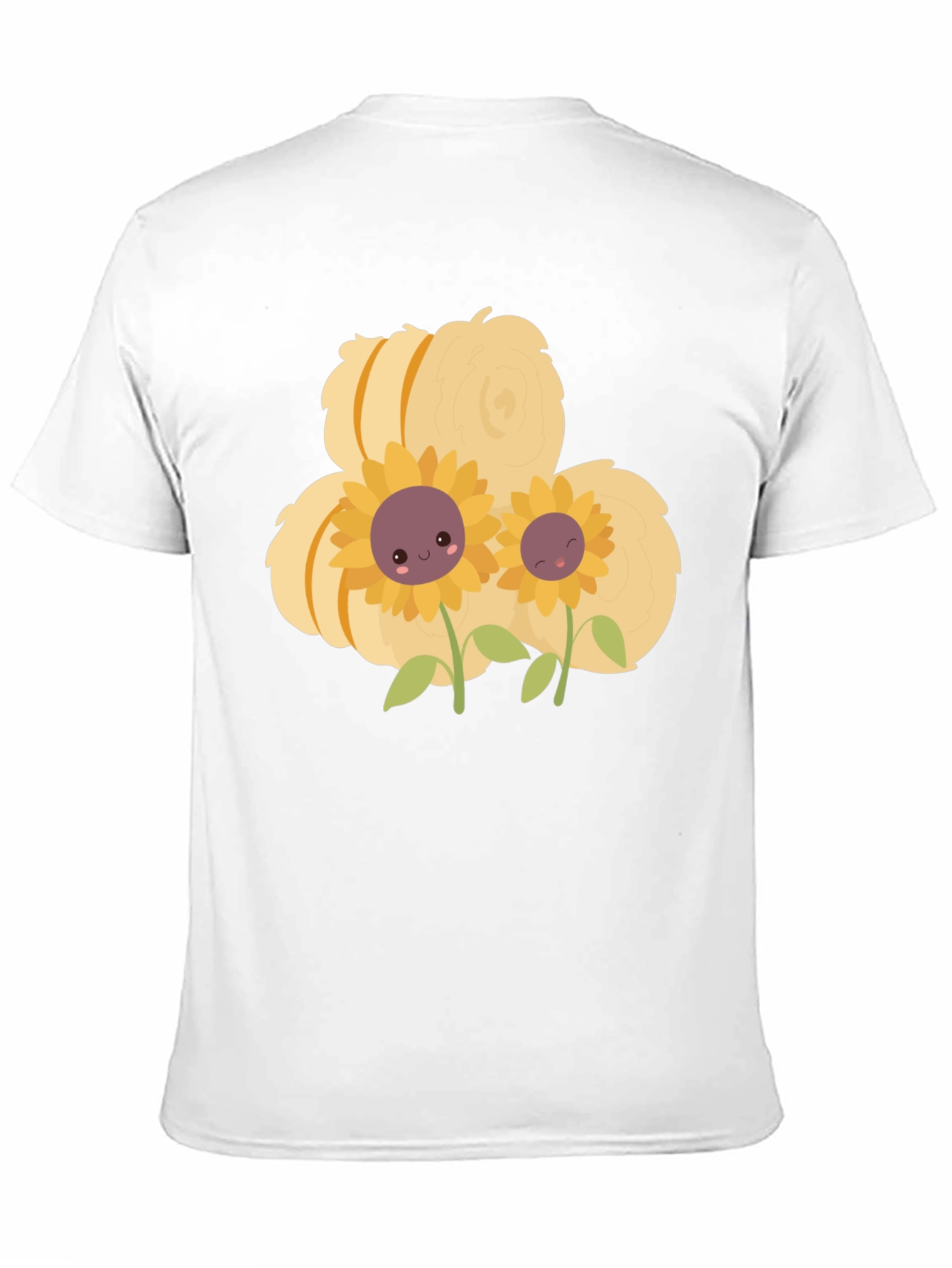 Cute Cartoon Sunflower T-Shirt