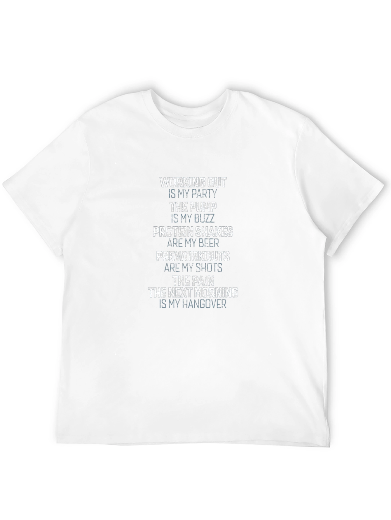 Workout Lifestyle T-Shirt - Gym Party Tee