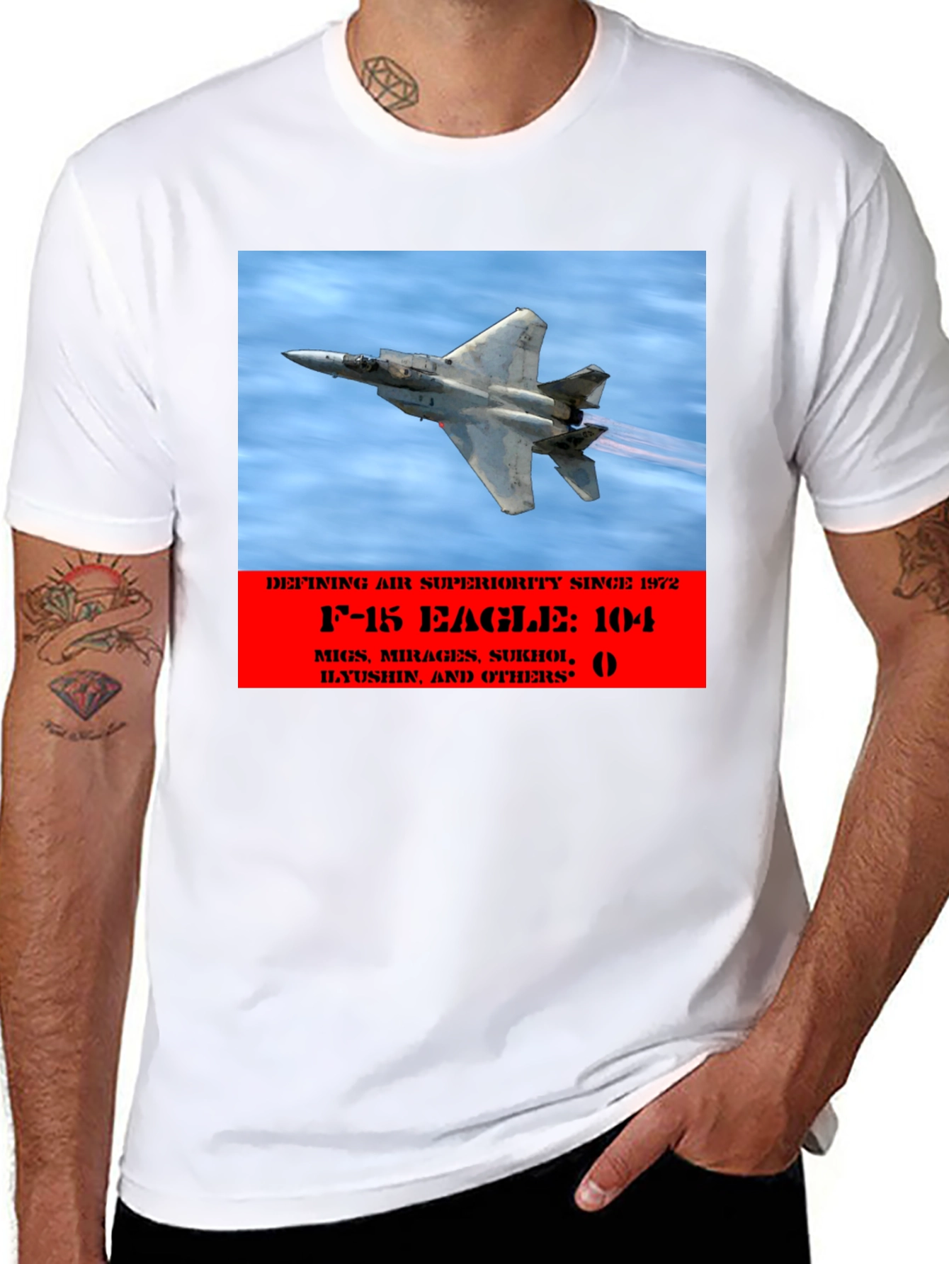 F-15 Eagle Air Superiority Black T-Shirt
