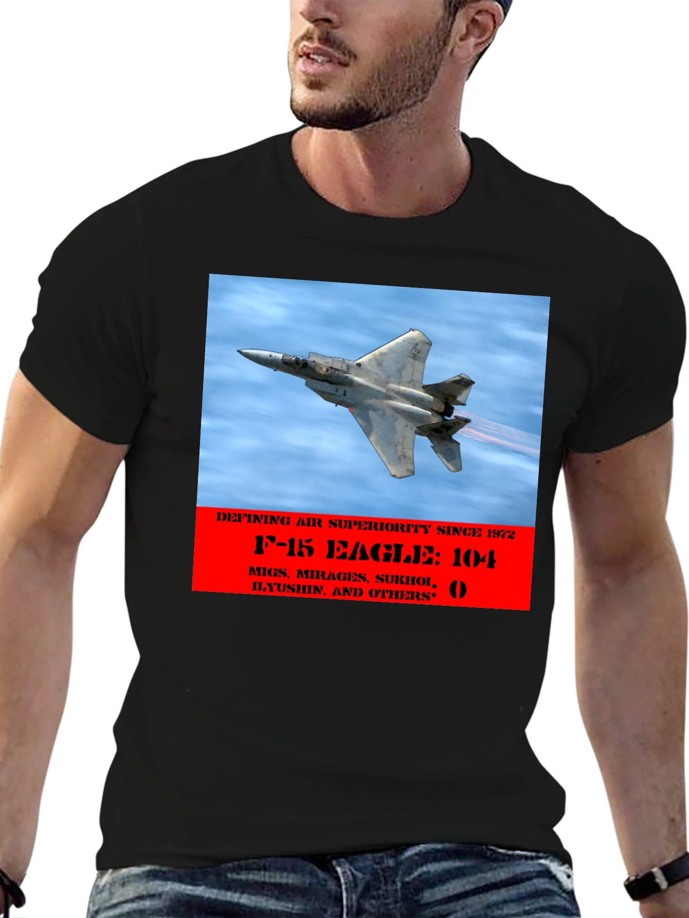 F-15 Eagle Air Superiority Black T-Shirt