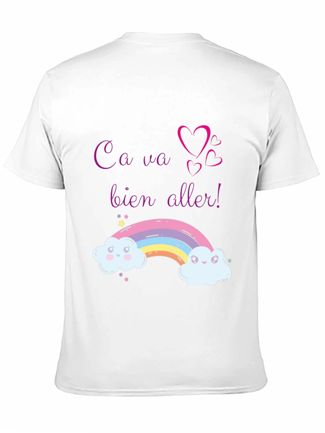 Rainbow Ca Va Bien Aller Graphic Tee