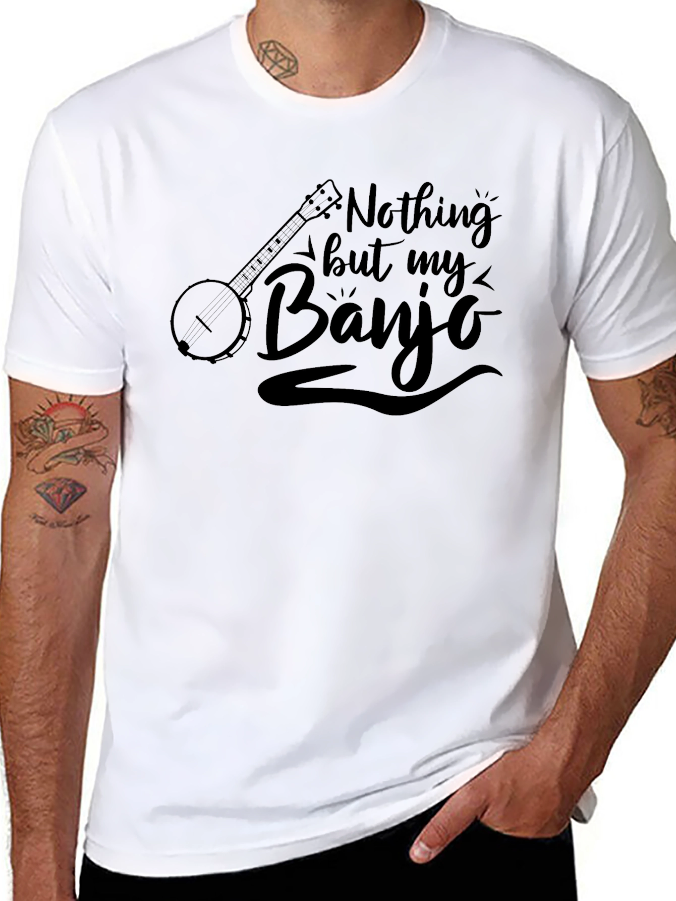 Nothing But My Banjo T-Shirt - Music Lover Tee