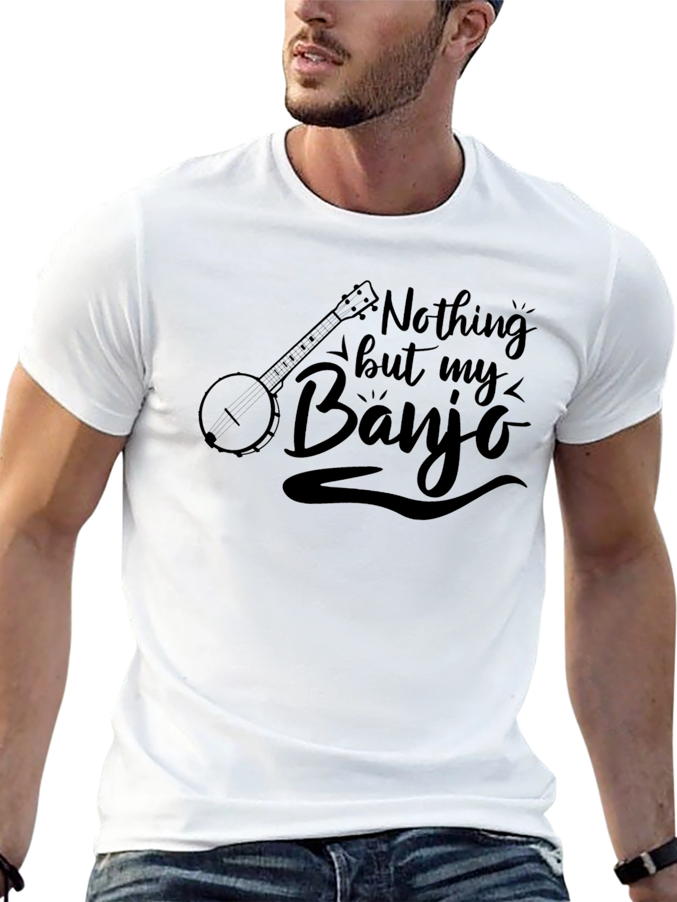 Nothing But My Banjo T-Shirt - Music Lover Tee