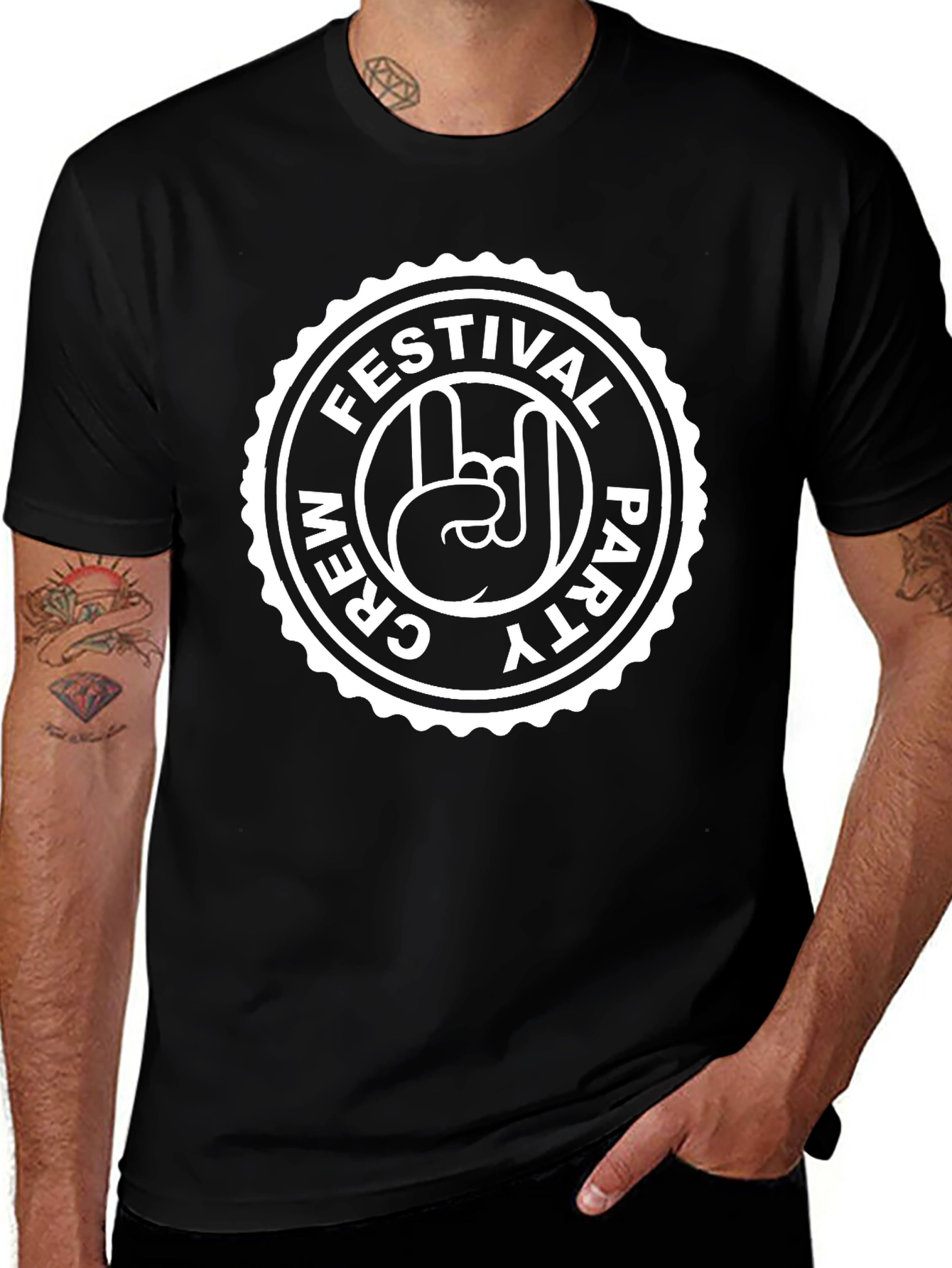 Festival Crew Party Graphic T-Shirt