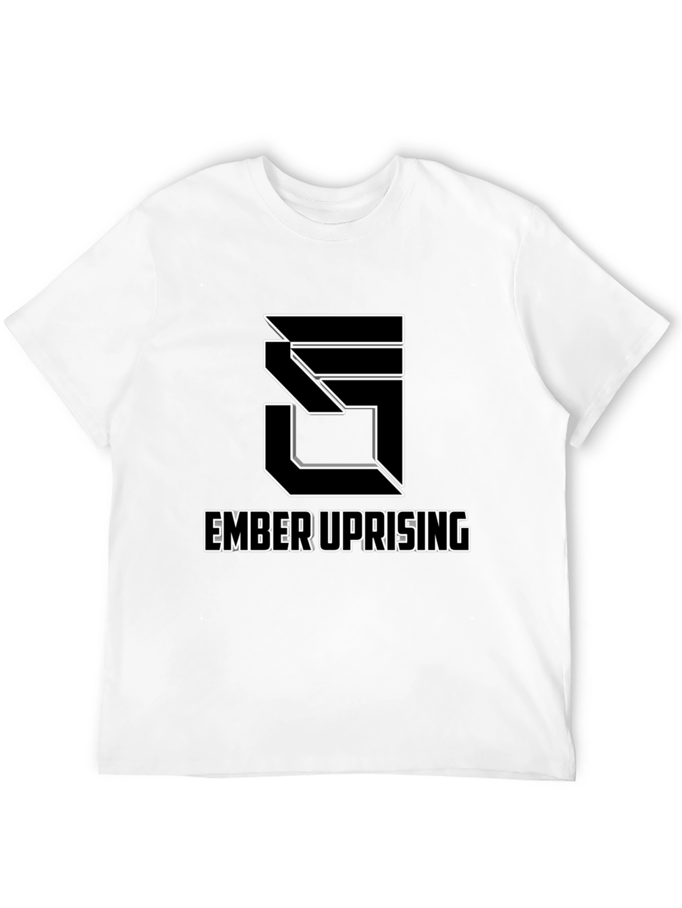 Ember Uprising Graphic Tee - Modern Black T-Shirt