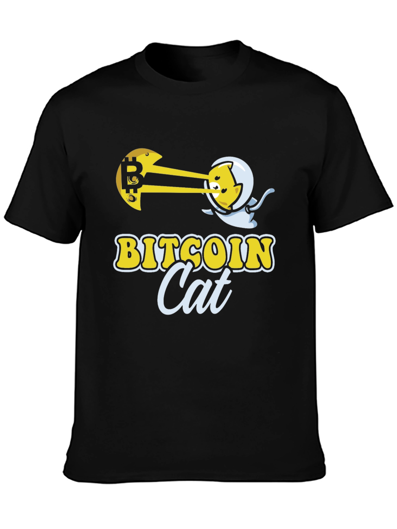Bitcoin Cat T-Shirt - Crypto Lover Tee