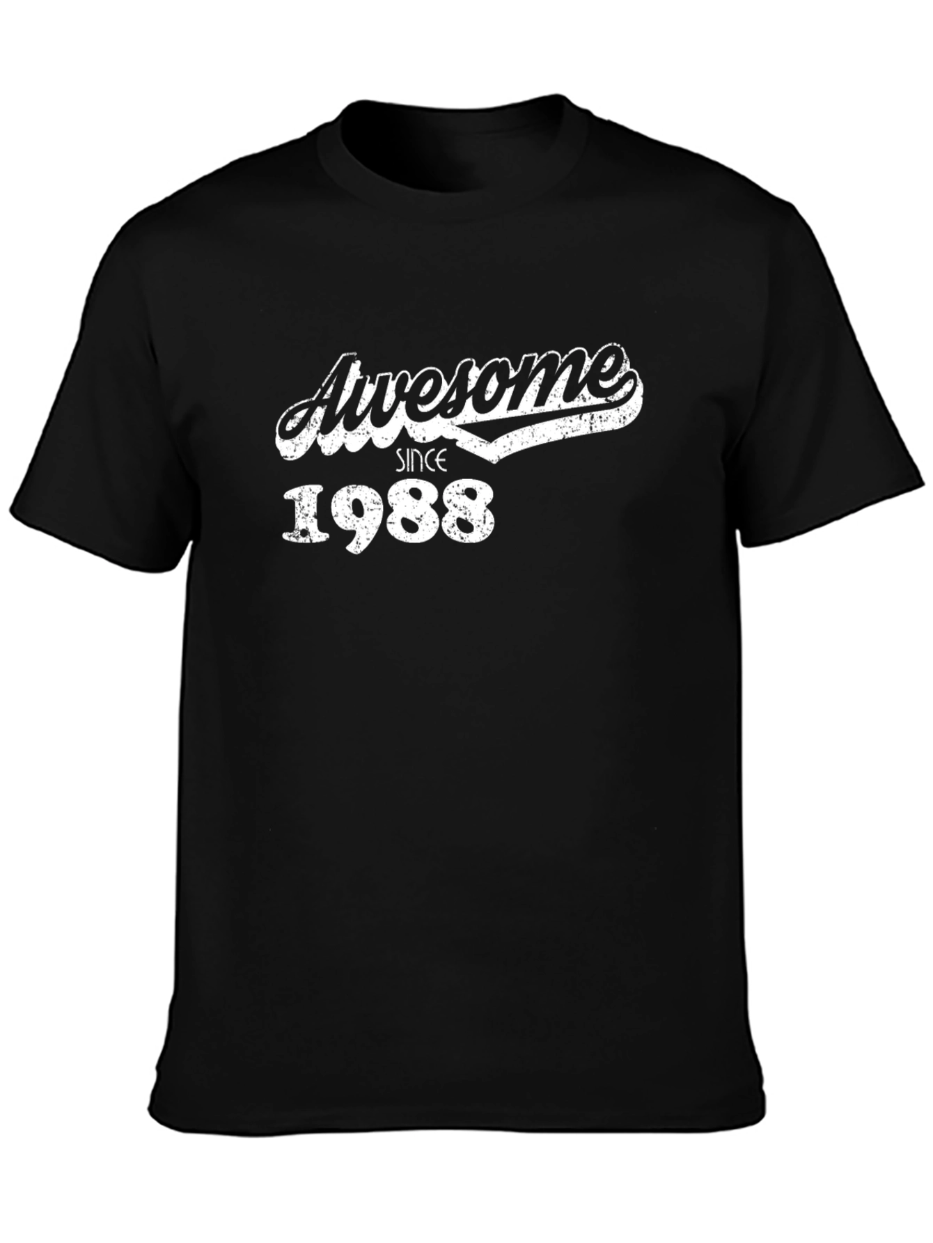 Awesome Since 1988 Black Graphic Tee