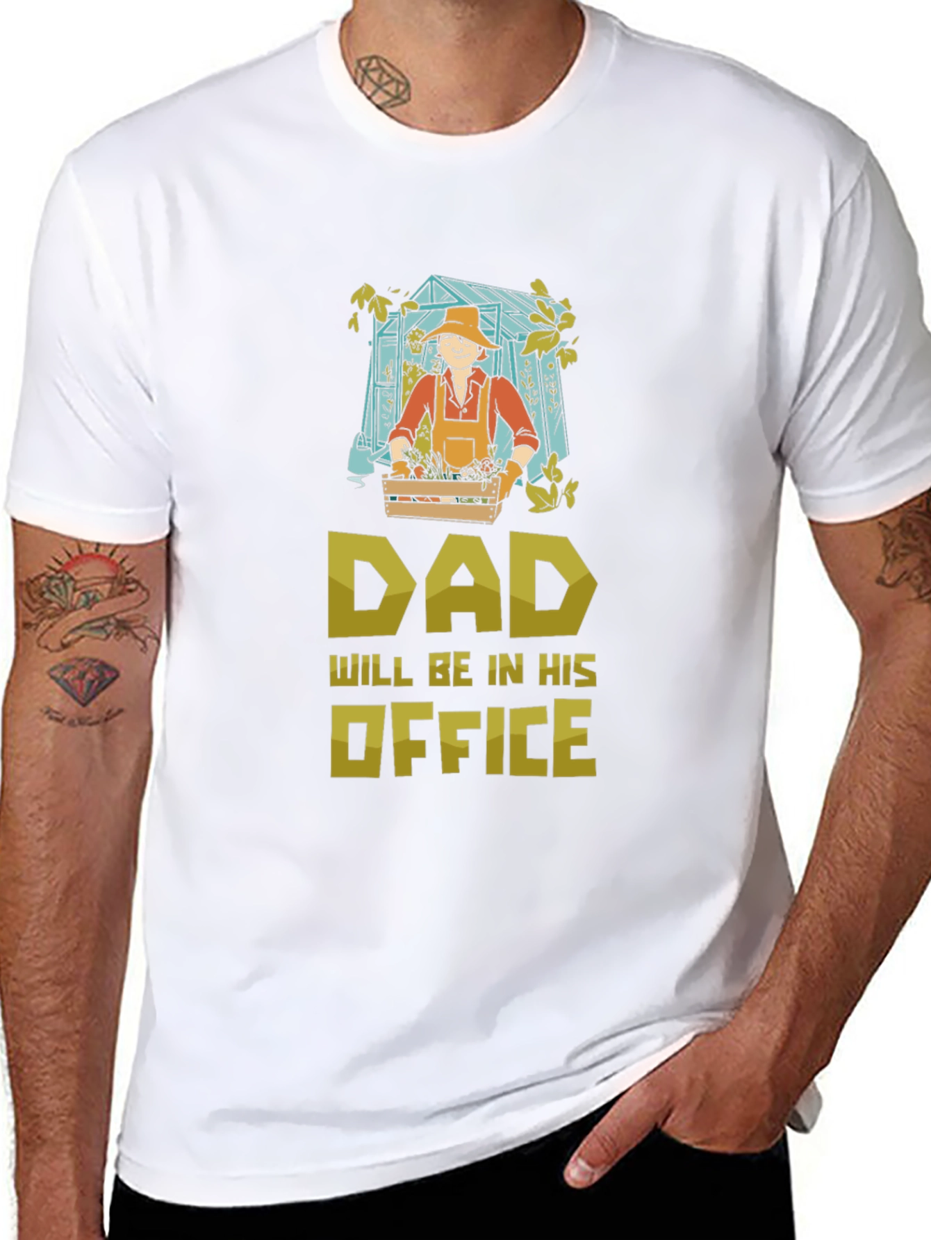 Dads Office Gardening T-Shirt