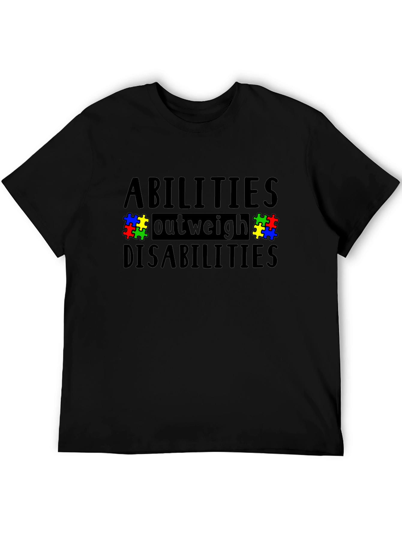 Abilities Outweigh Disabilities Awareness Tee