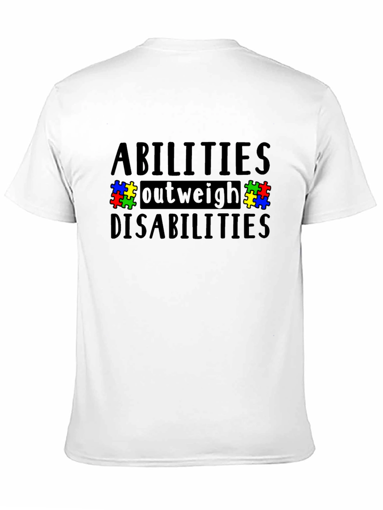 Abilities Outweigh Disabilities Awareness Tee