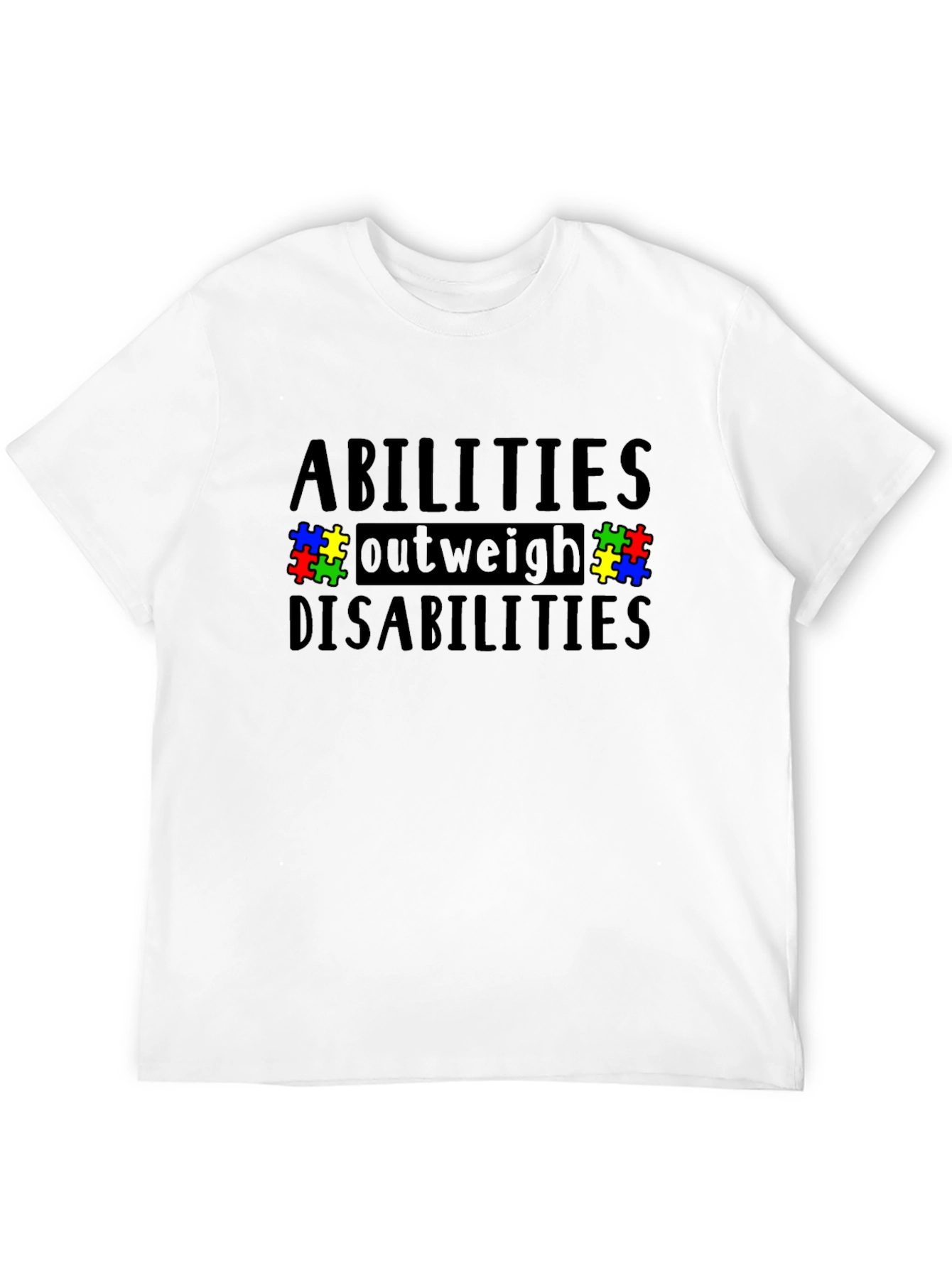 Abilities Outweigh Disabilities Awareness Tee