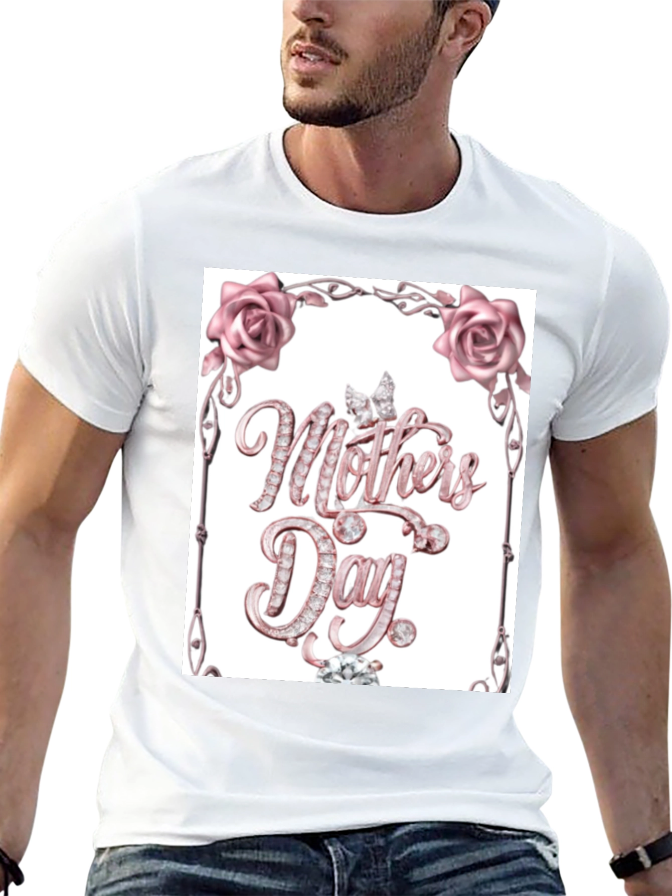 Diamond Mothers Day Black T-Shirt
