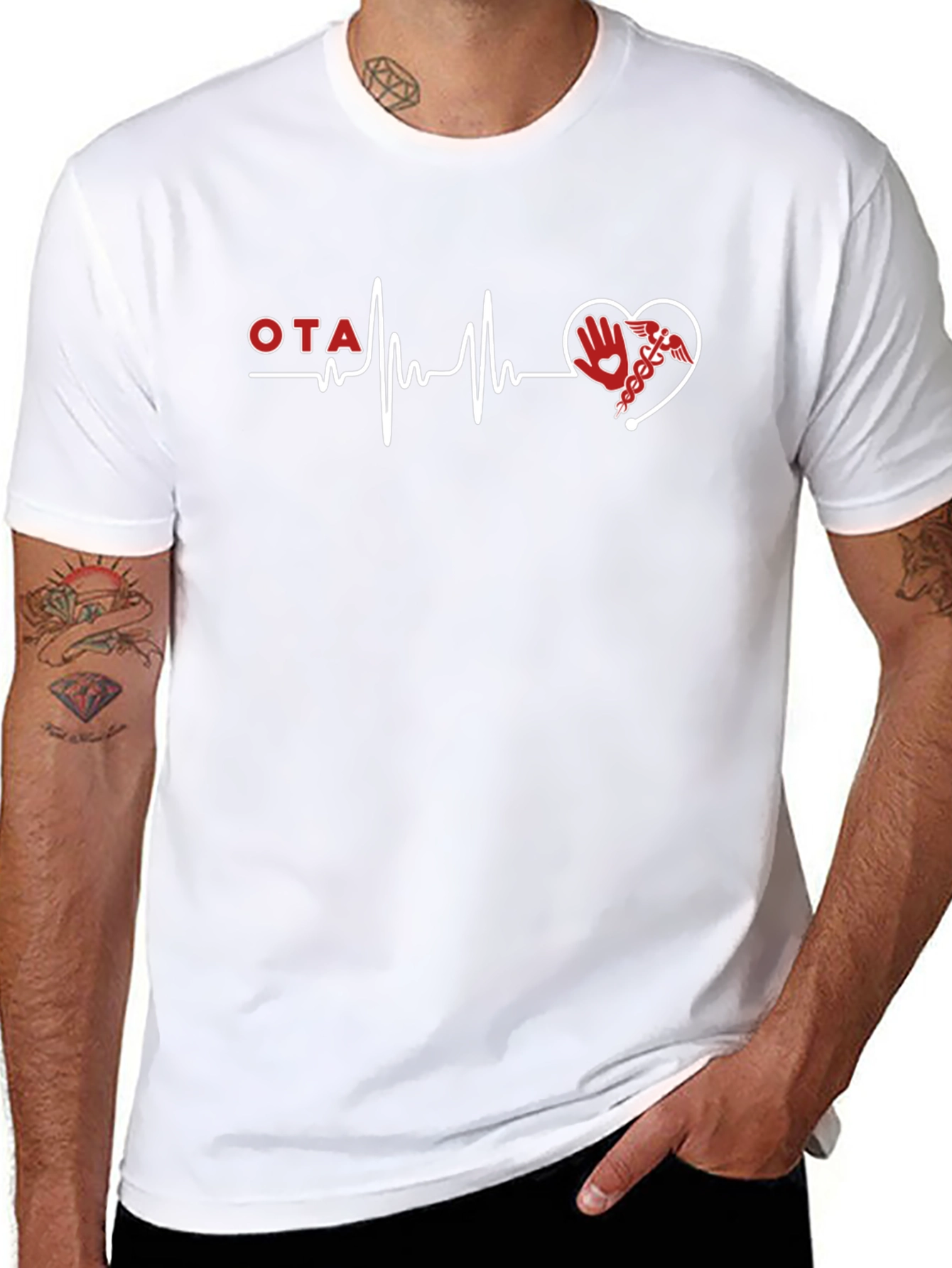 OTA Heartbeat T-Shirt - Occupational Therapy Assistant Tee