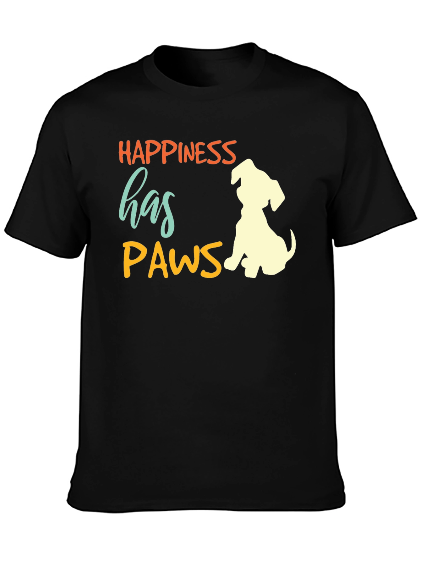 Happiness Has Paws T-Shirt