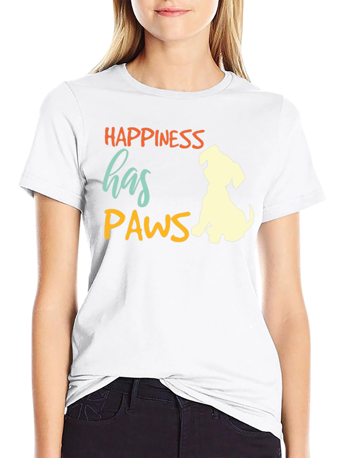 Happiness Has Paws T-Shirt