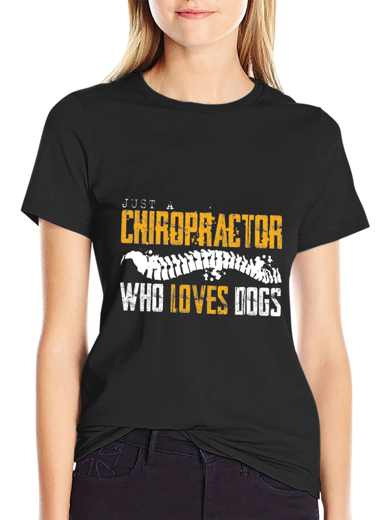 Chiropractor & Dog Lover Graphic Tee