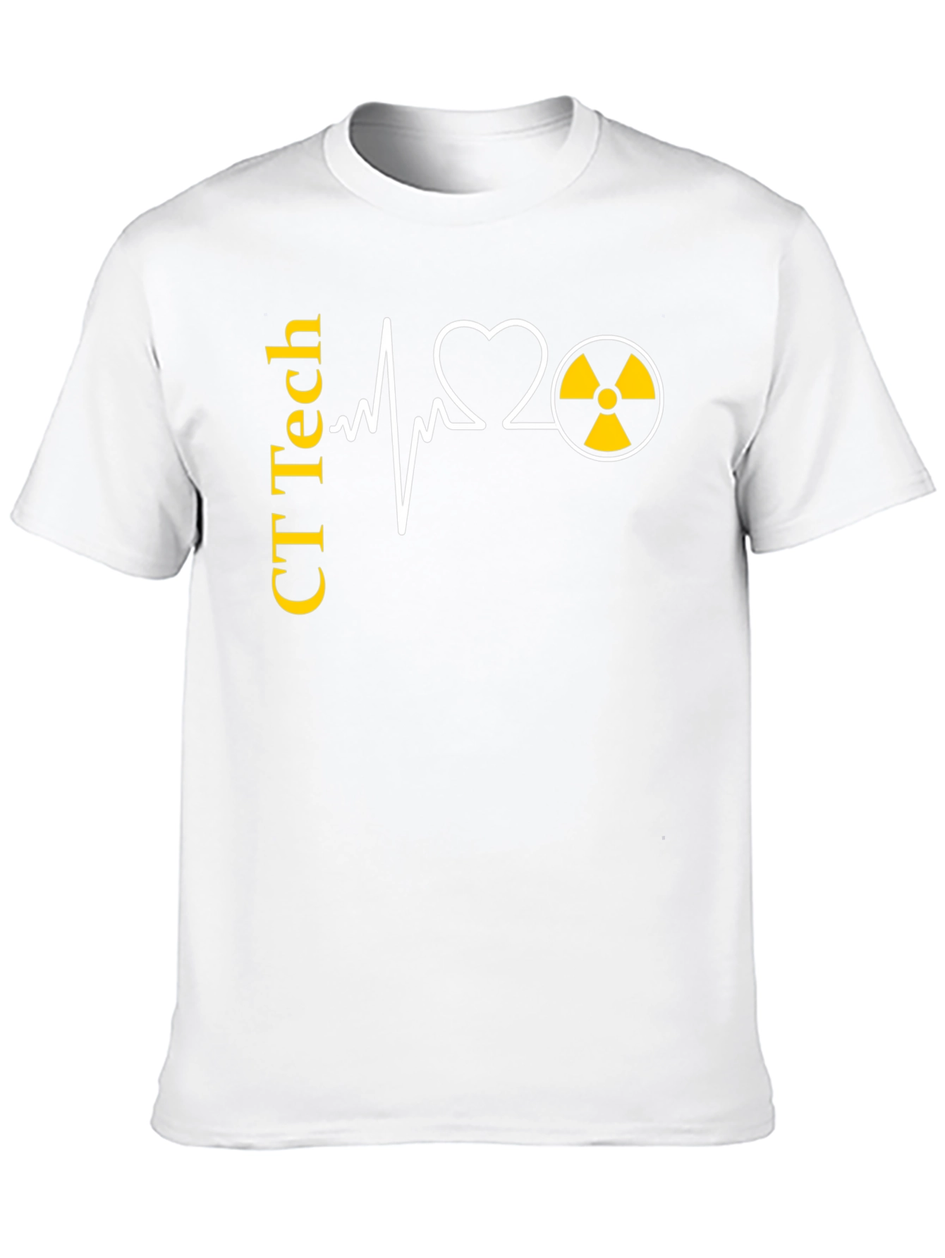 CT Tech Heartbeat T-Shirt - Radiology Gift