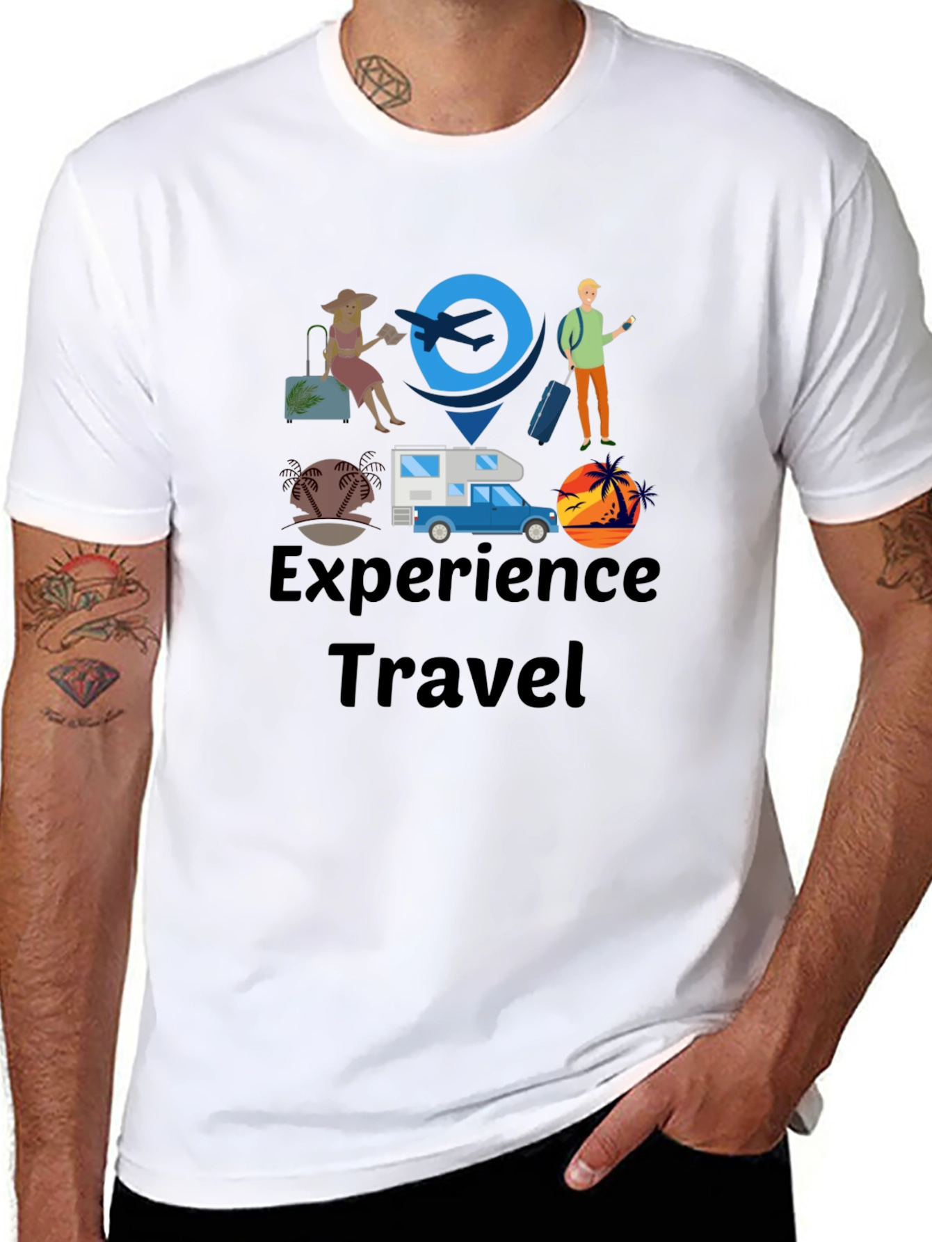 Experience Travel Graphic T-Shirt