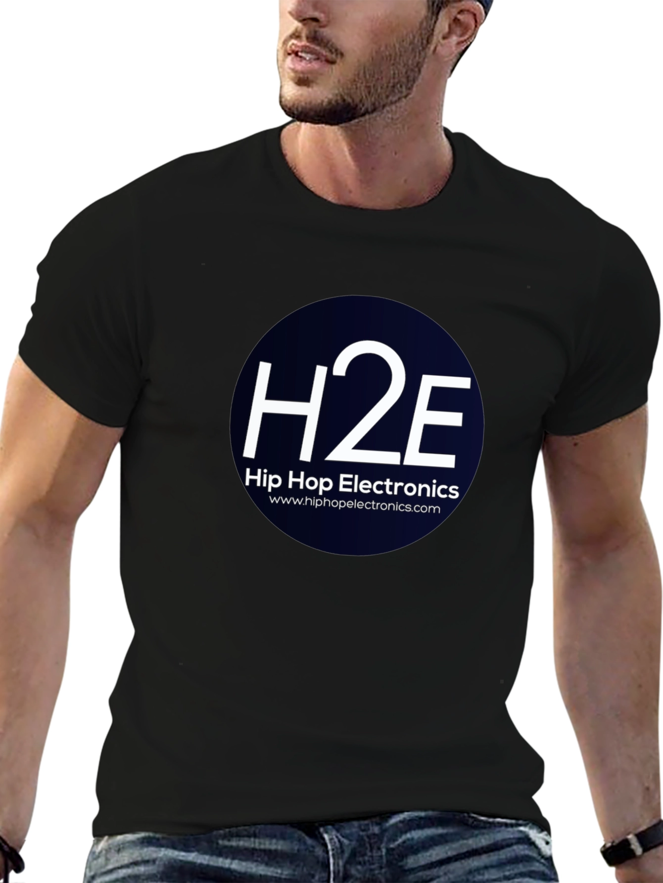 H2E Hip Hop Electronics Black T-Shirt