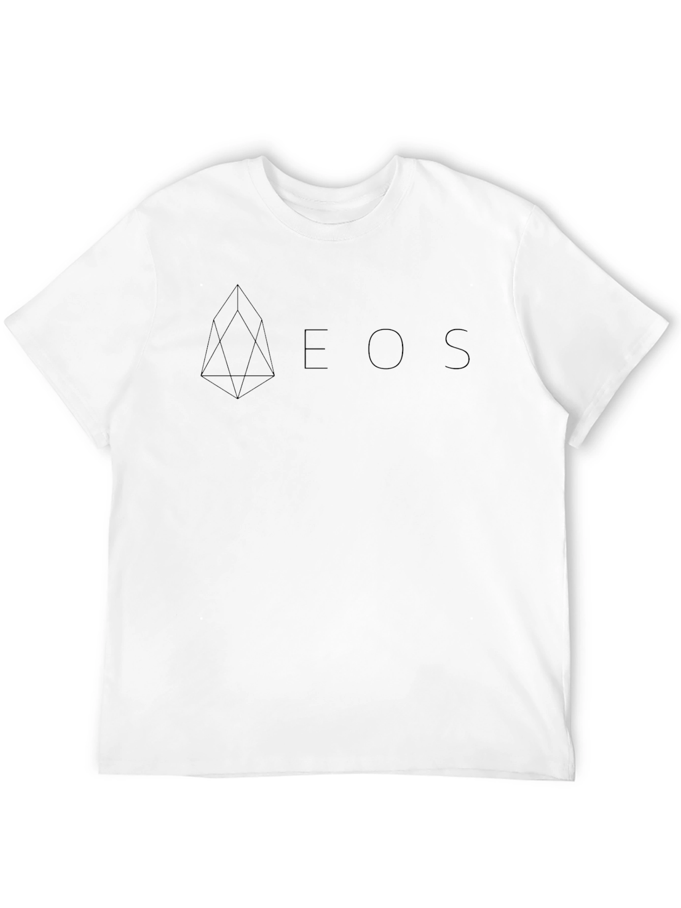 EOS Black T-Shirt - Minimalist Crypto Design