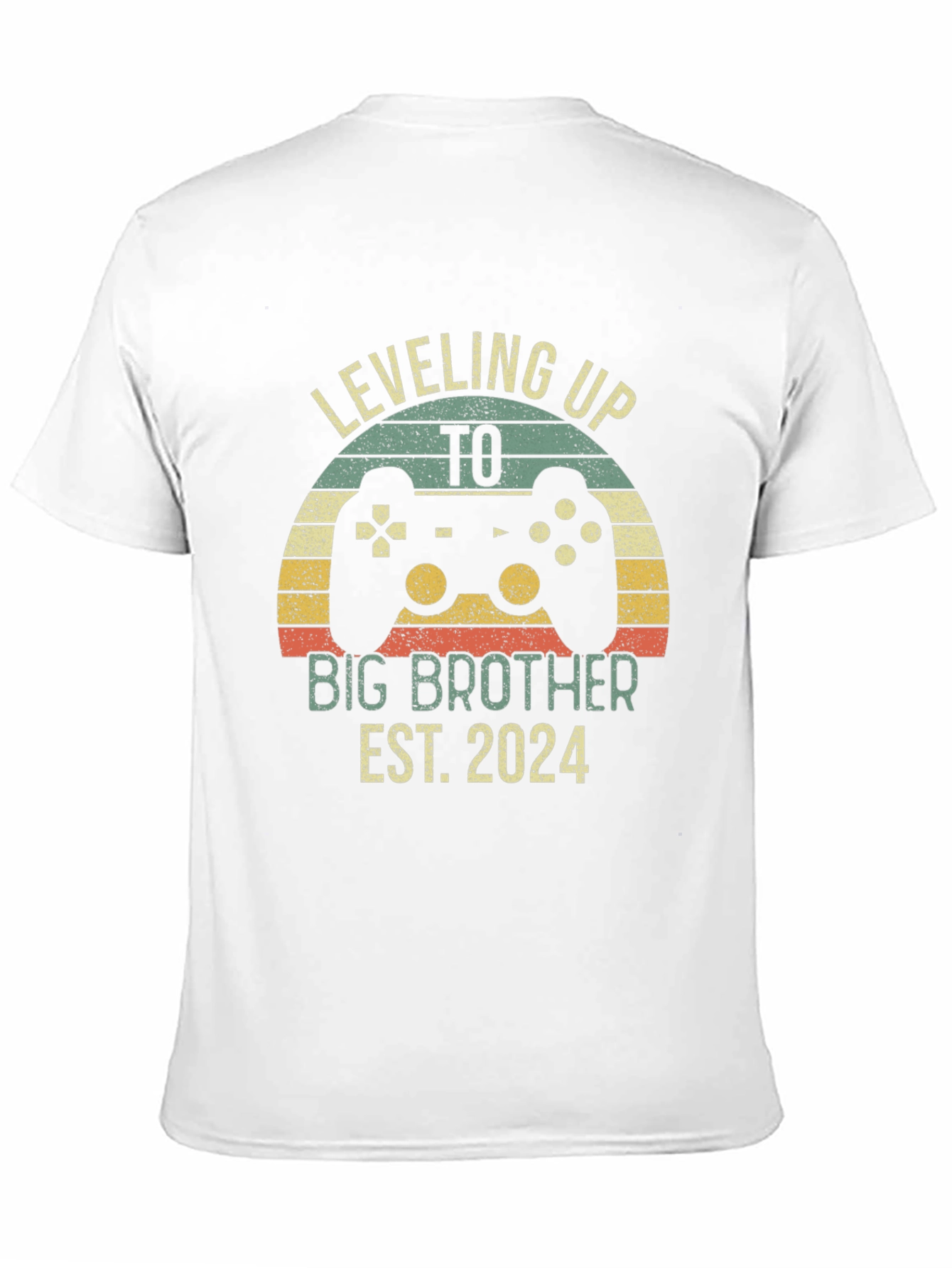 Leveling Up to Big Brother Est. 2024 T-Shirt