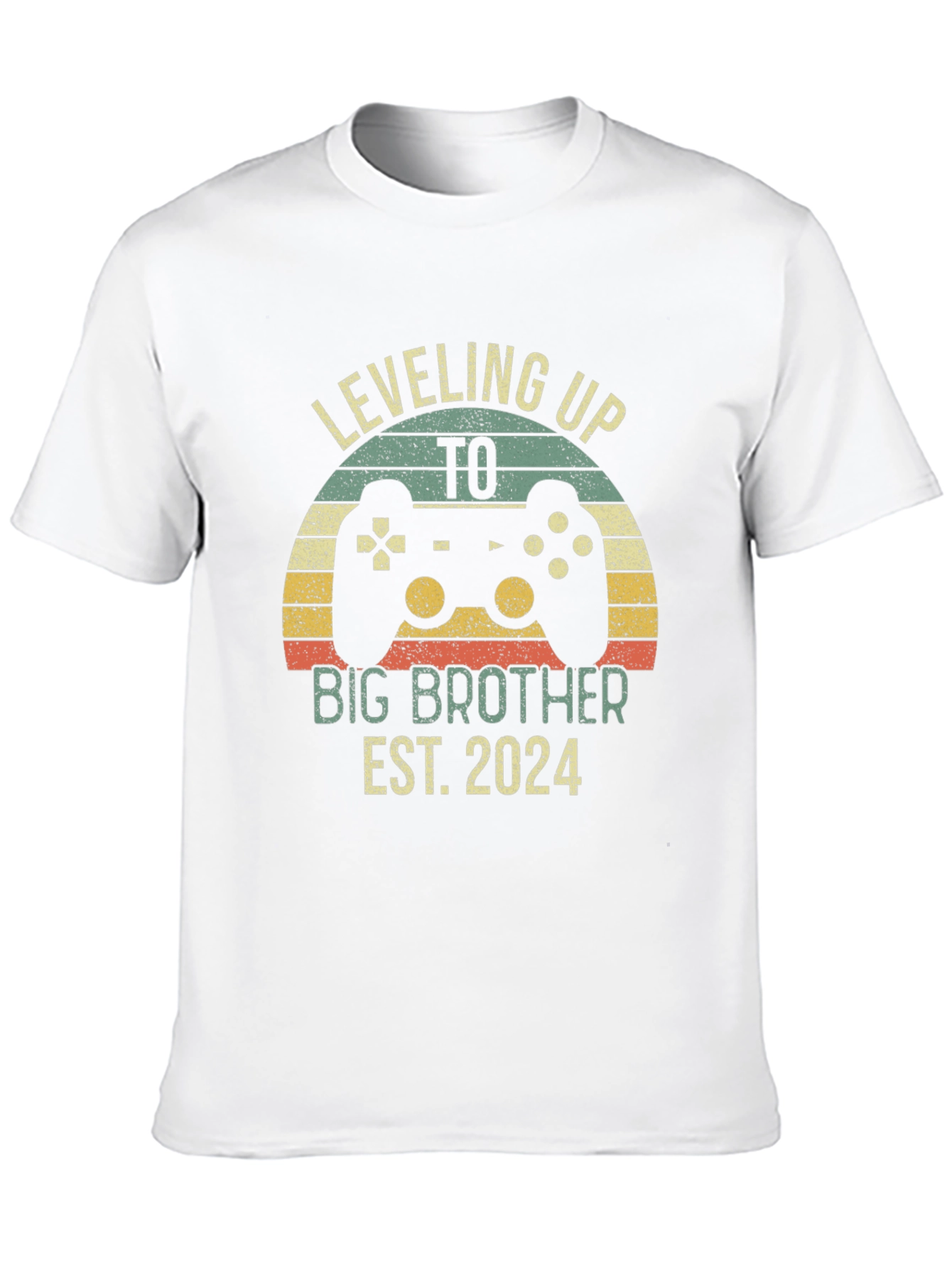Leveling Up to Big Brother Est. 2024 T-Shirt
