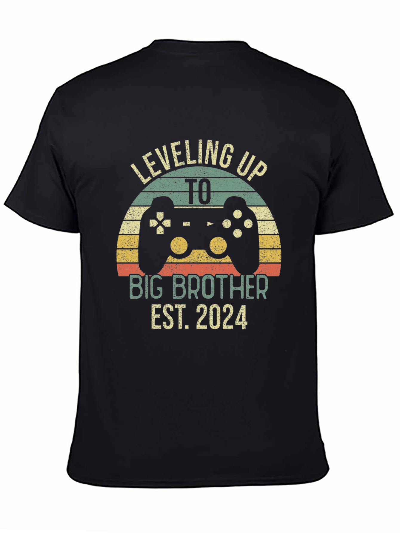 Leveling Up to Big Brother Est. 2024 T-Shirt