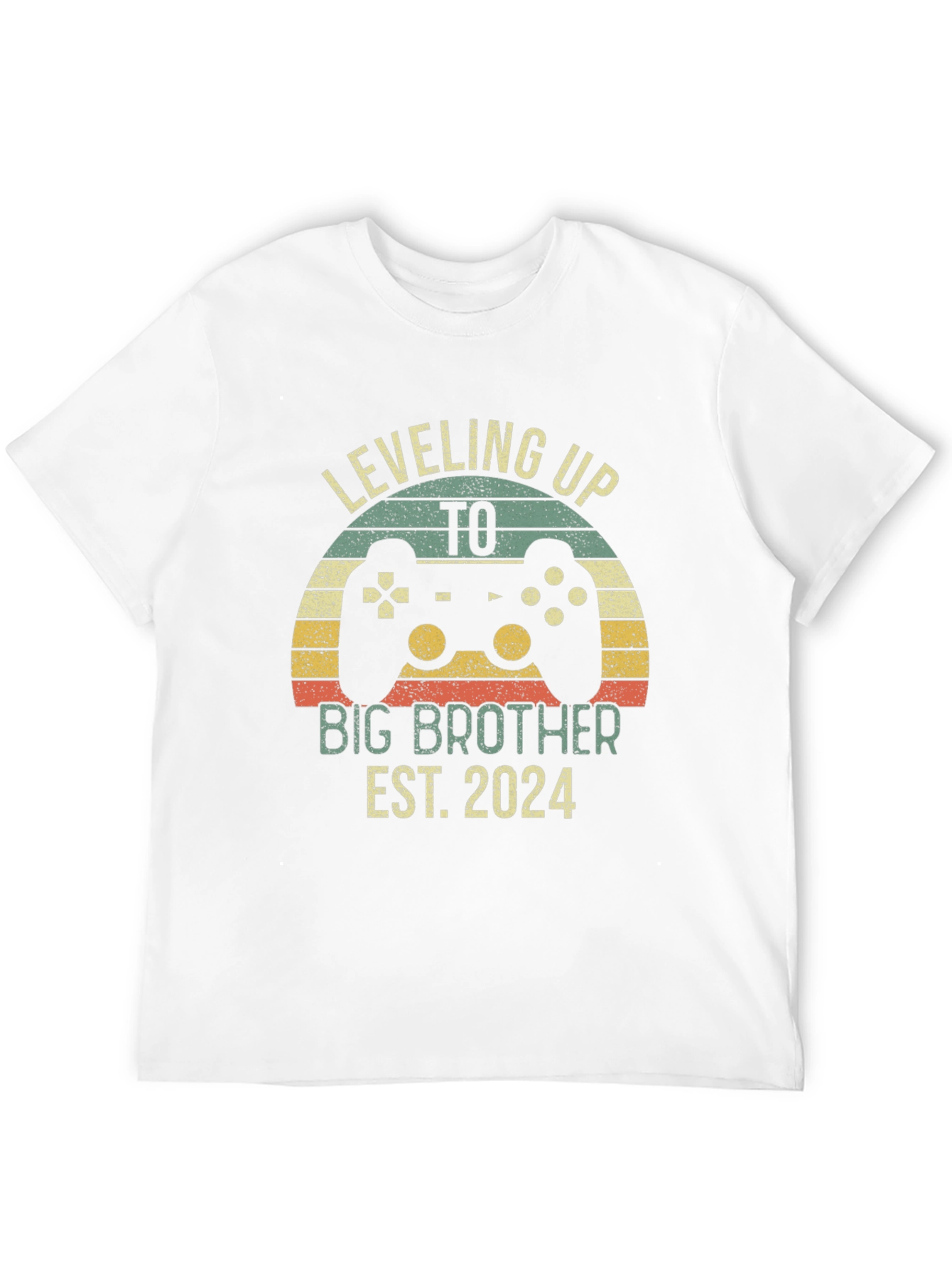 Leveling Up to Big Brother Est. 2024 T-Shirt