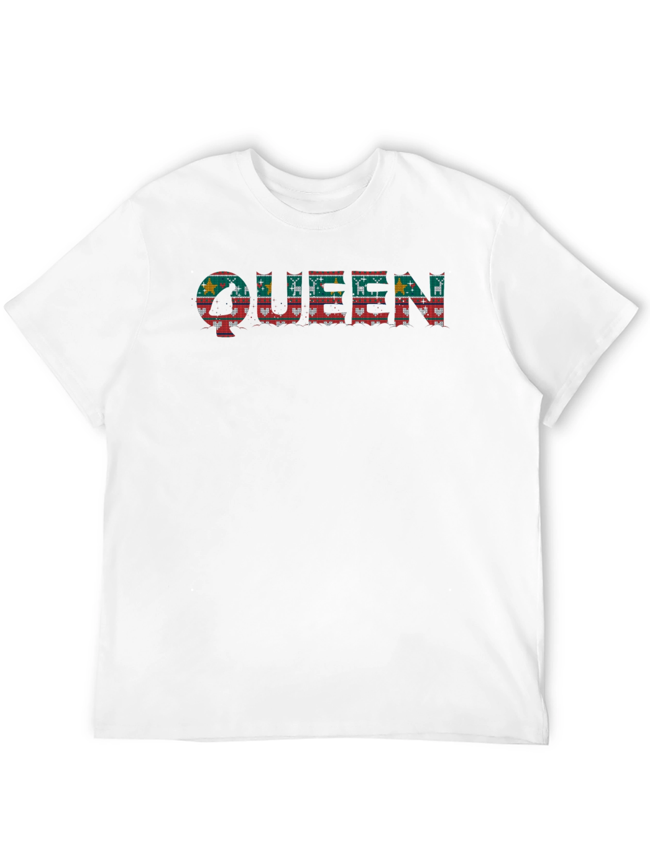 Queen Christmas Sweater Pattern T-Shirt